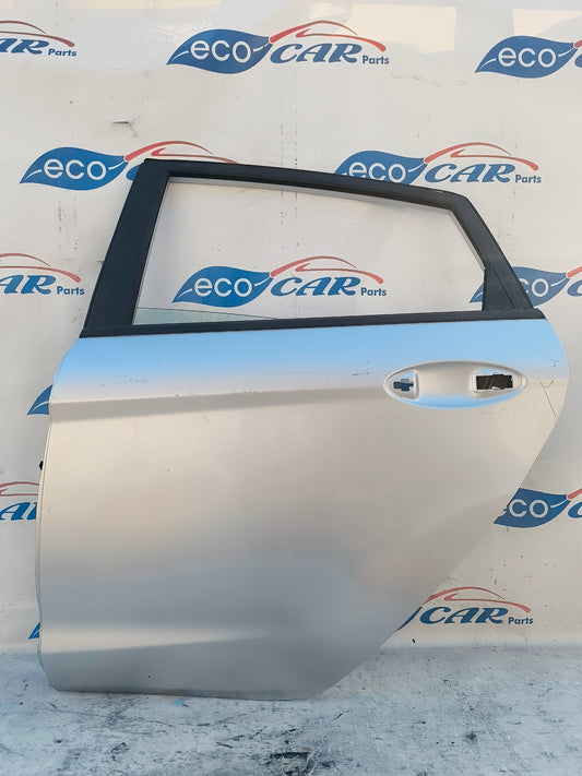 Rear door left silver grey Ford Fiesta 2011 ecoAG6202