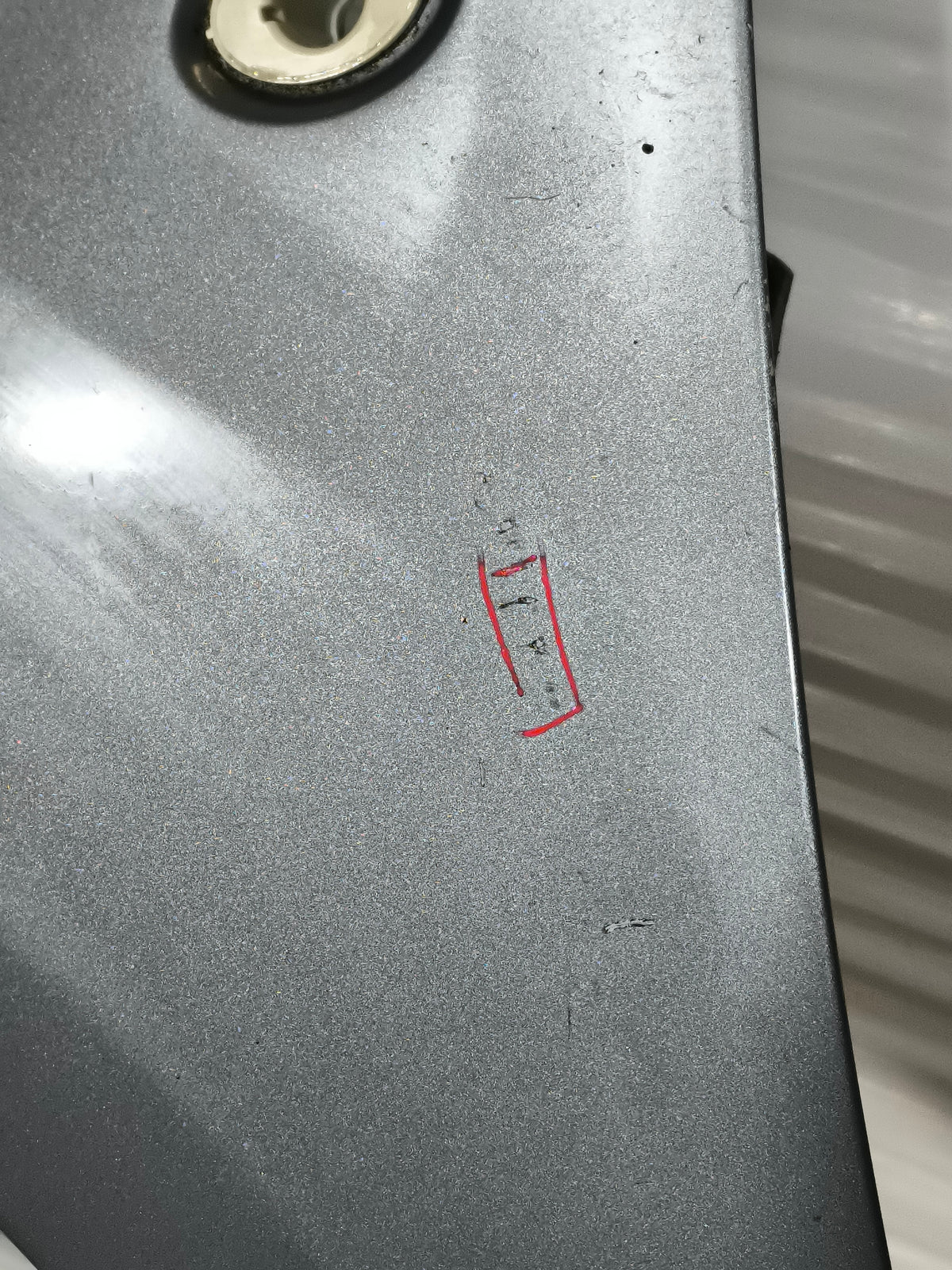 Parafango sx grigio scuro Ford Ka II (RU8) anno 2008-2016 ecoAG9859