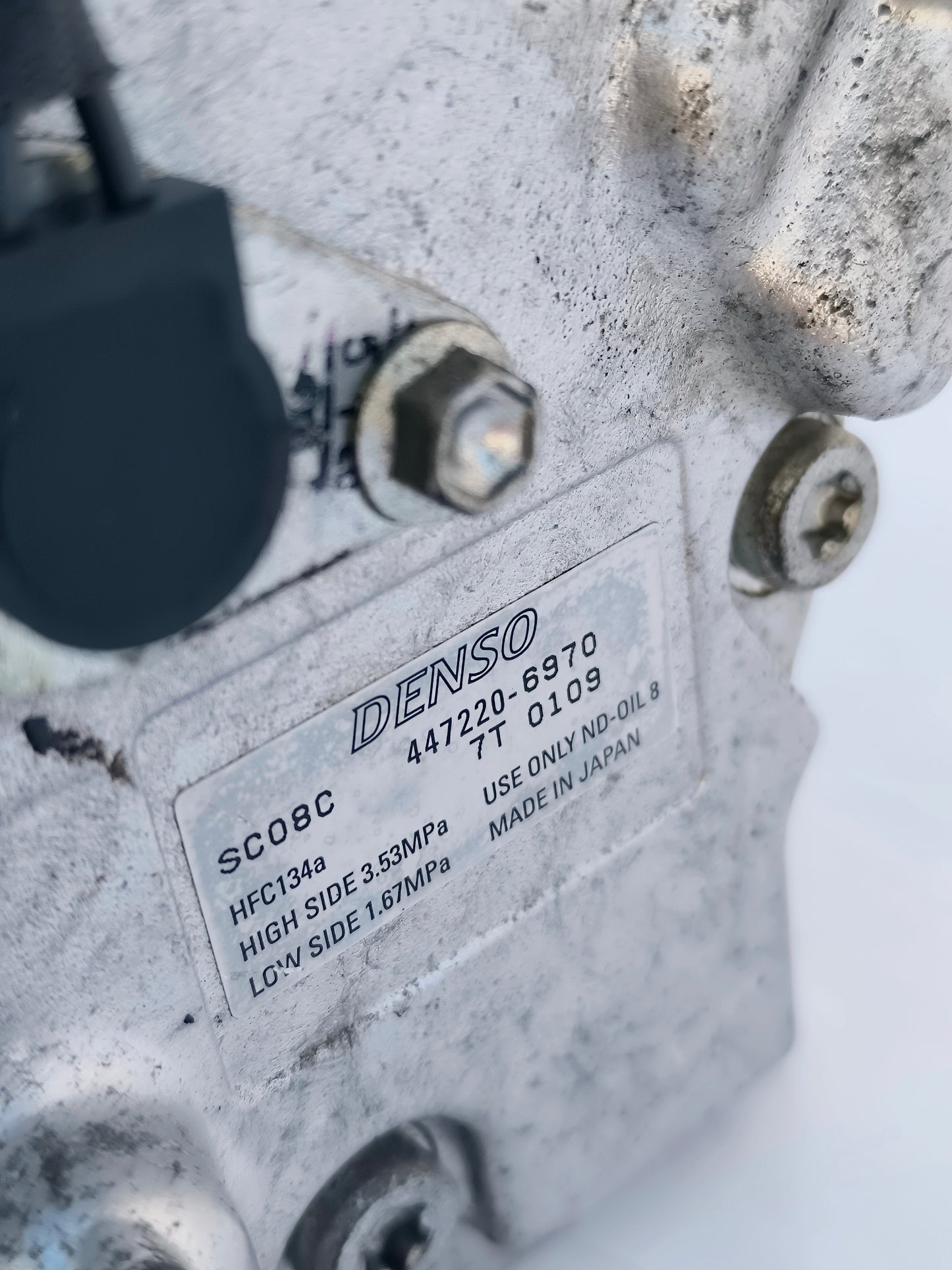 Air conditioning compressor Iveco Daily 2.3 diesel year 2006 Cod.447220-6970 ecoAG6443