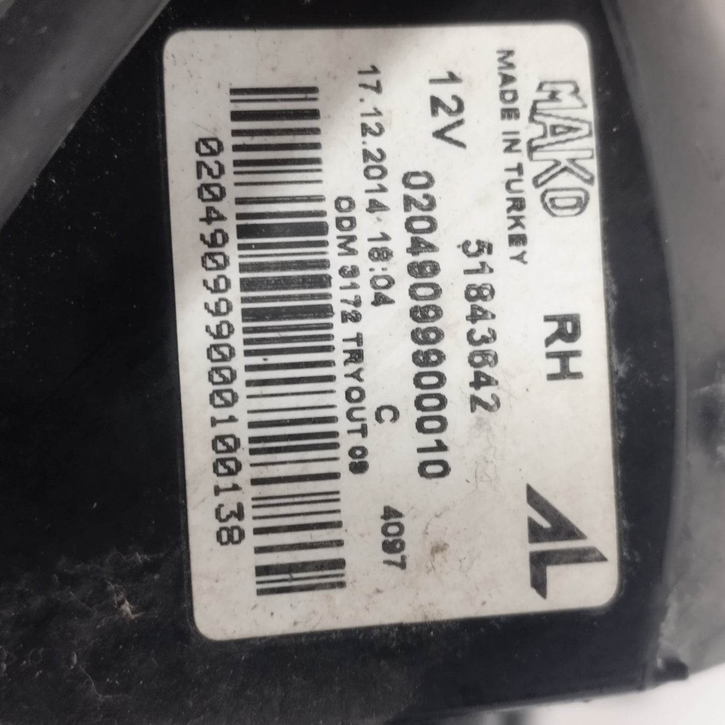 Fanale posteriore dx Fiat New Panda 2015 cod: 51843642 ecoAC14713