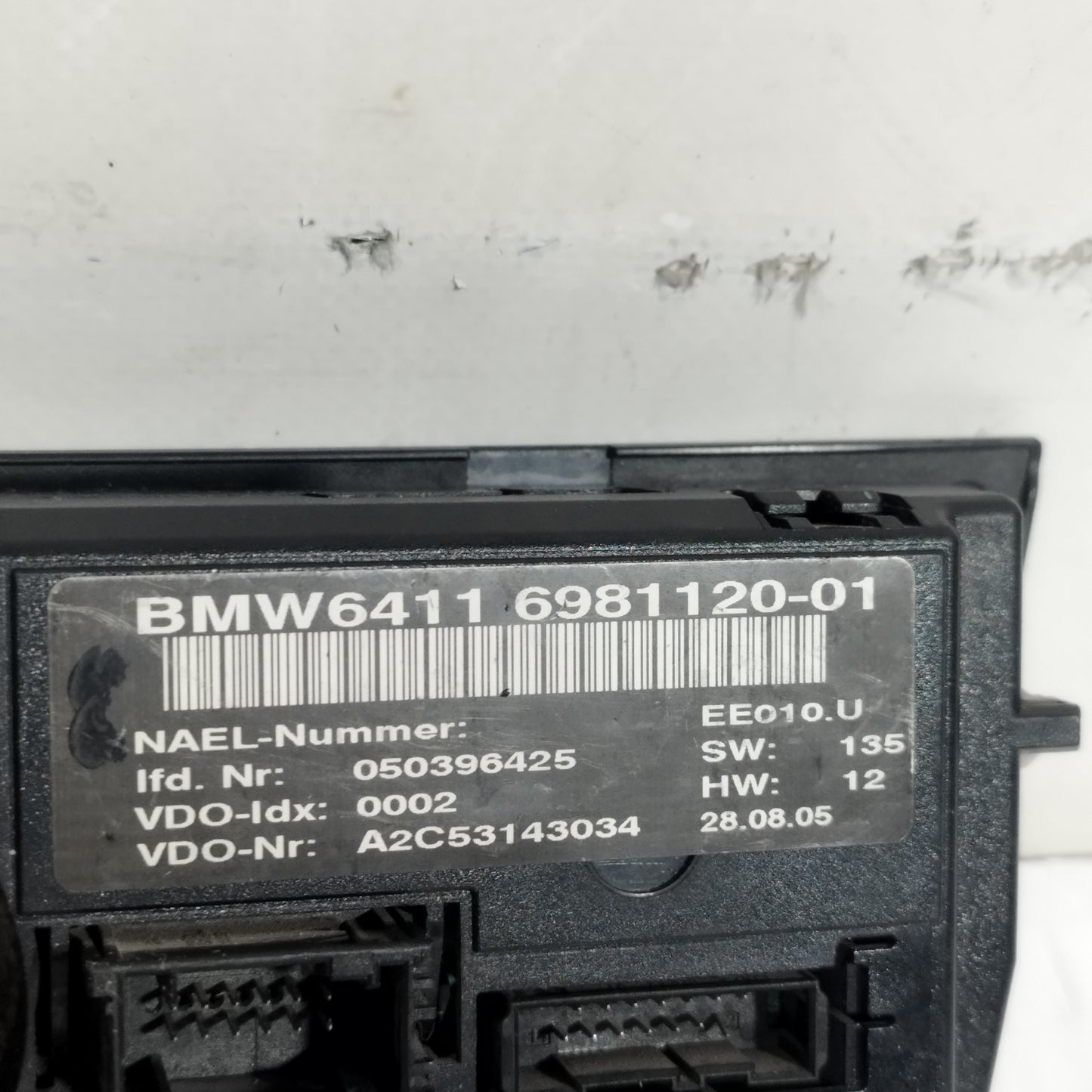 Pulsantiera a / c Bmw serie 1 E87 / E81 2004-2011 cod: 6981120-01 ecoAC16289