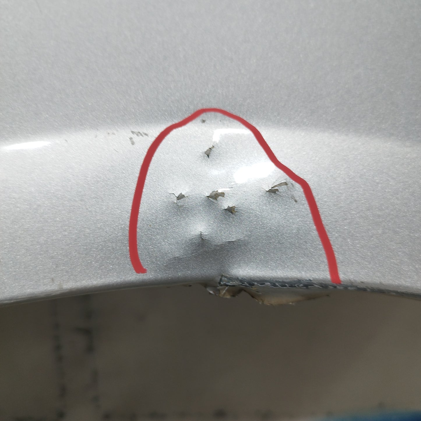 Parafango anteriore sx grigio argento DR1 2010 ecoAC9159