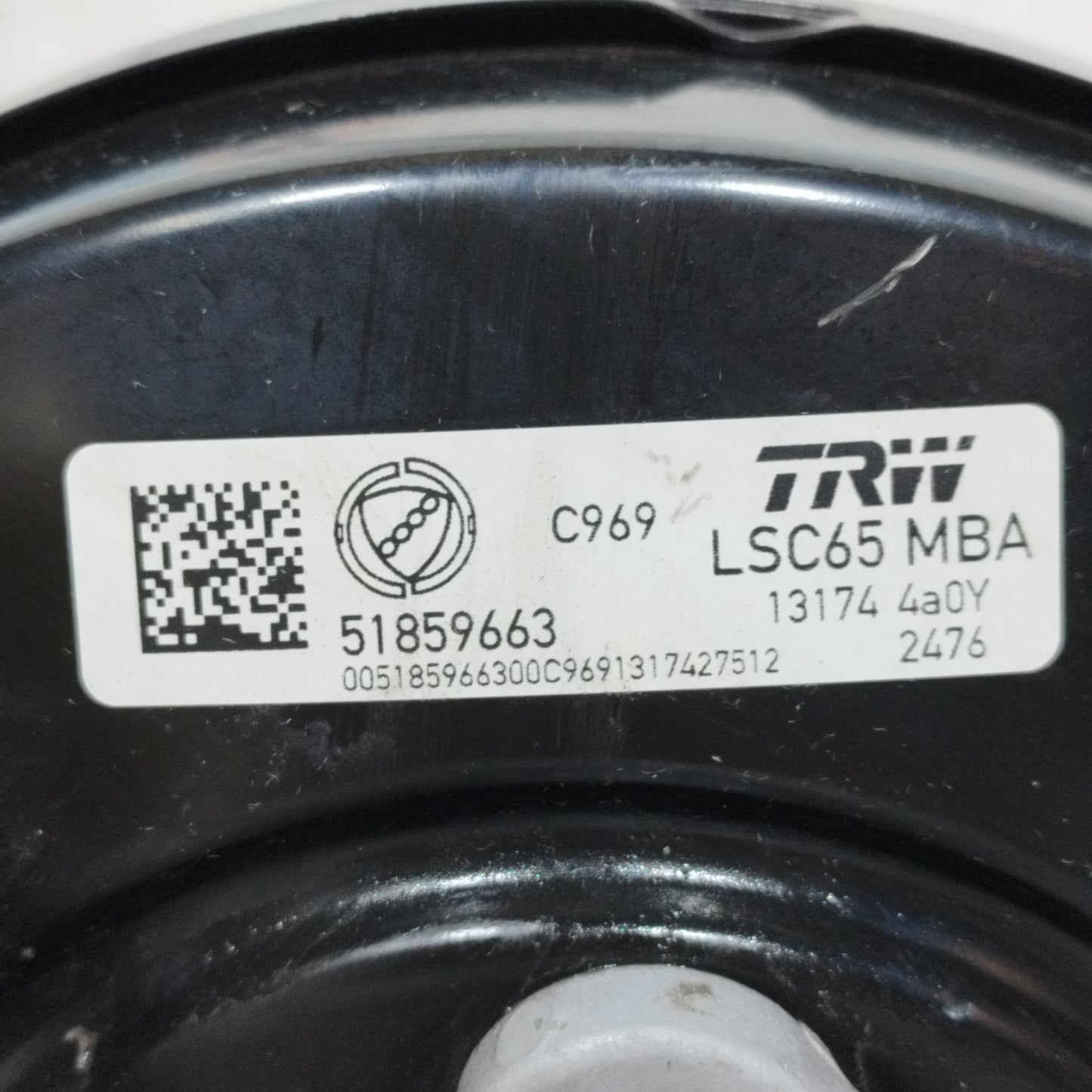 Bremskraftverstärker Fiat New Panda 1.2B 2015, Teilenummer: 51859663, ecoAC10548