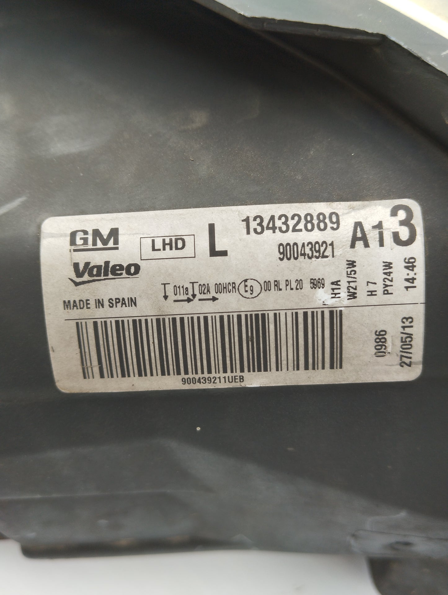 Fanale anteriore sx Opel Corsa D 2011 ecoAG5625