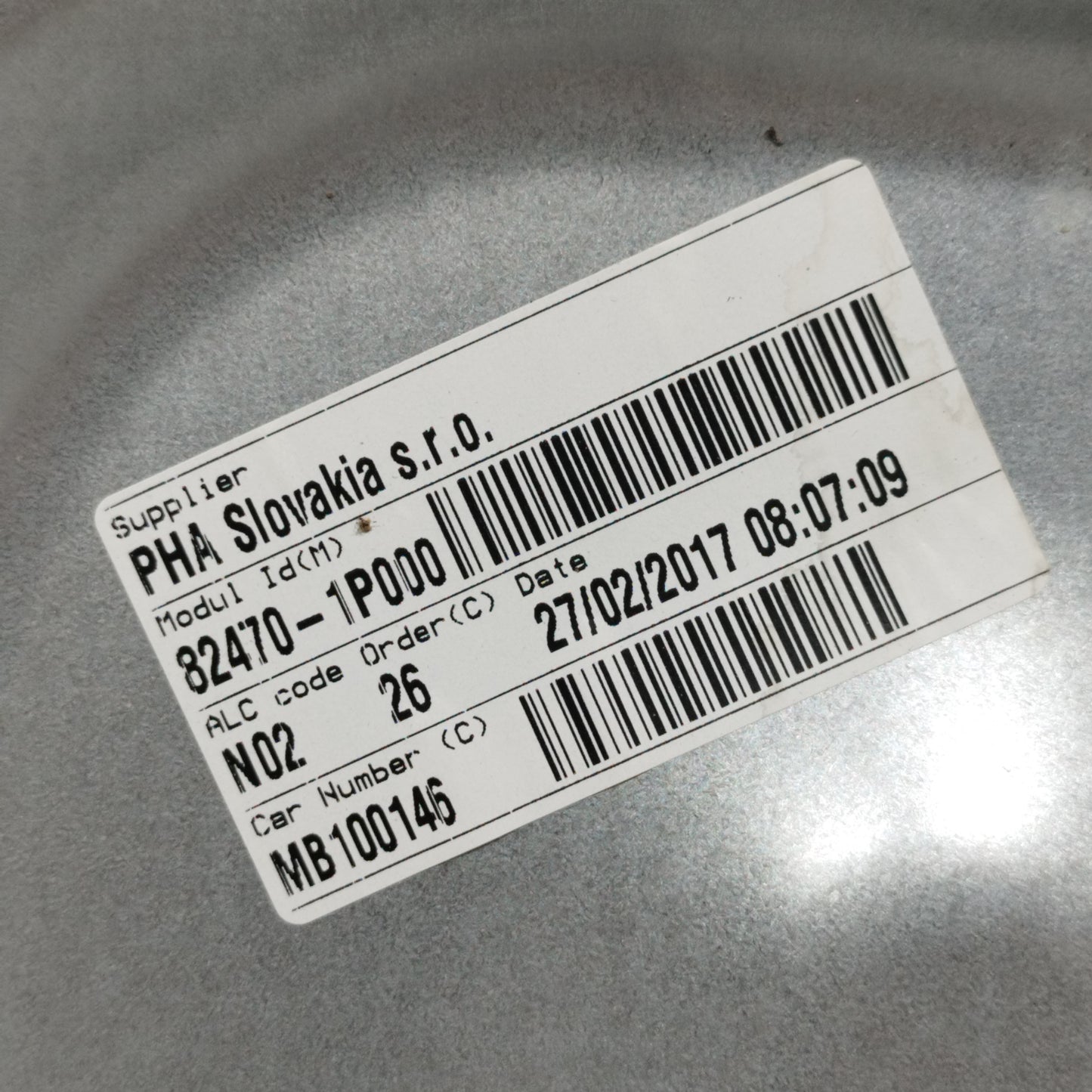 Cremagliera a pannello anteriore sx Kia venga 2016 cod: 824701p000 ecoAC9855