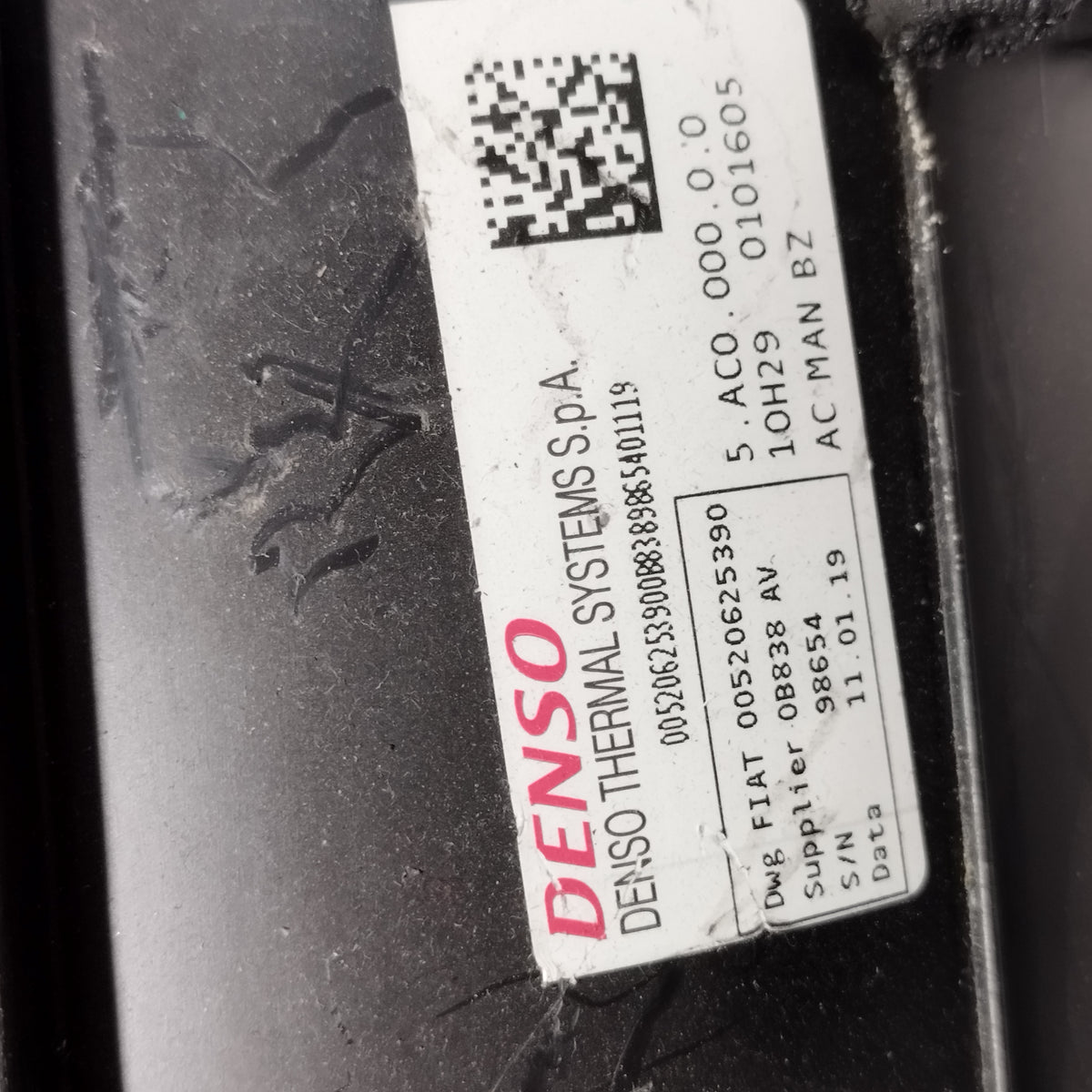 Stufa manuale Fiat Panda III 2011-2020 cod: 00520625390 ecoAC16907