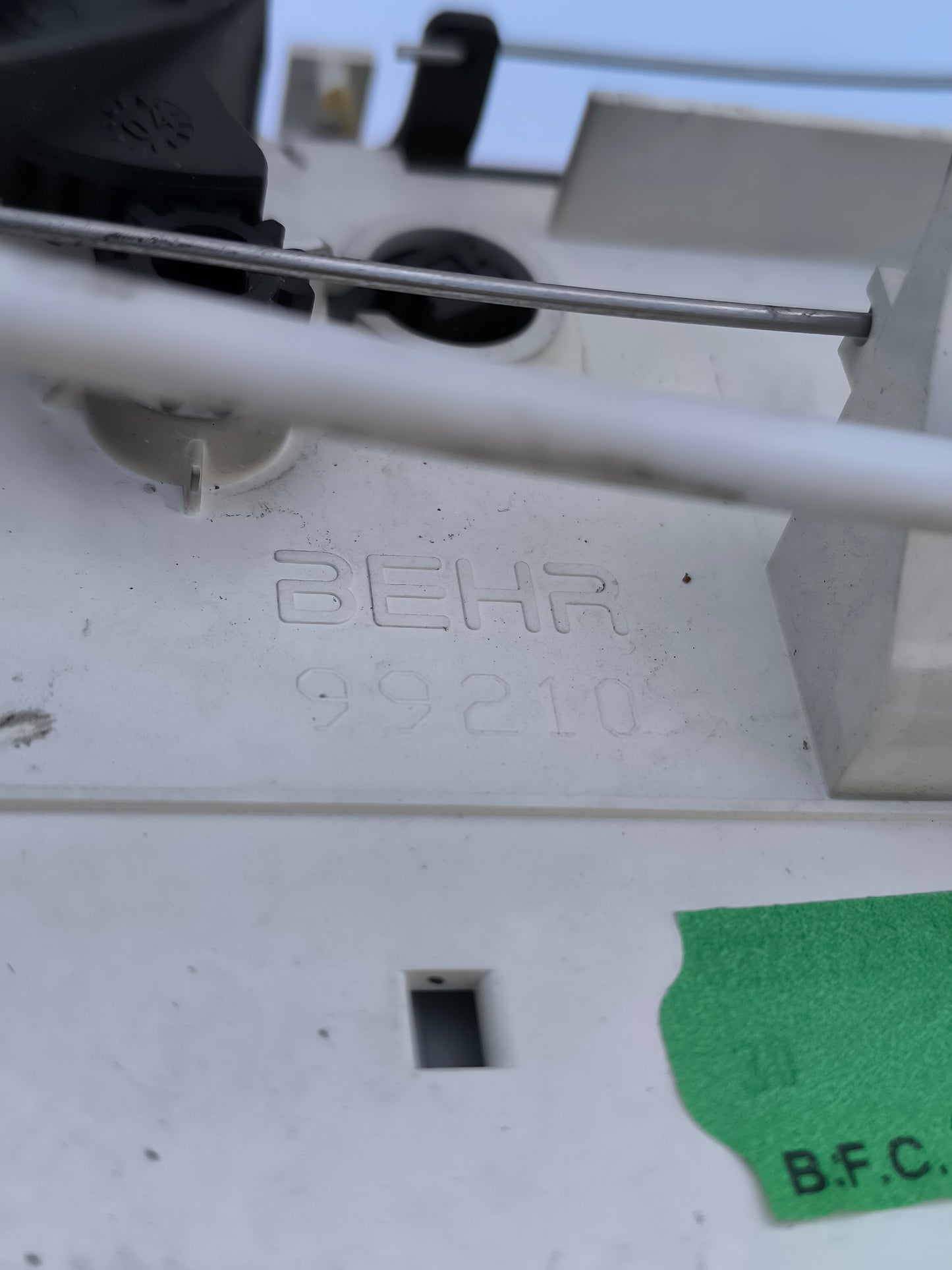 Klimabedienteil Peugeot 206, Code Behr99210 ecoAG5839