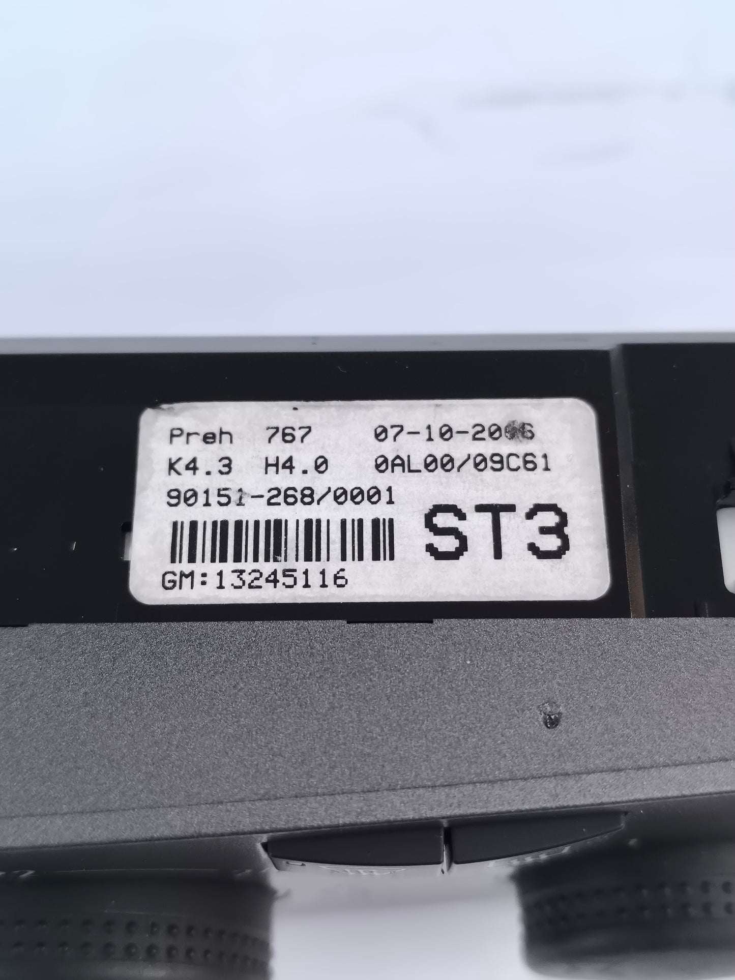 Pulsantiera comandi clima (manuale) Opel Astra H anno 2006 cod: 13245116 ecoAG7811