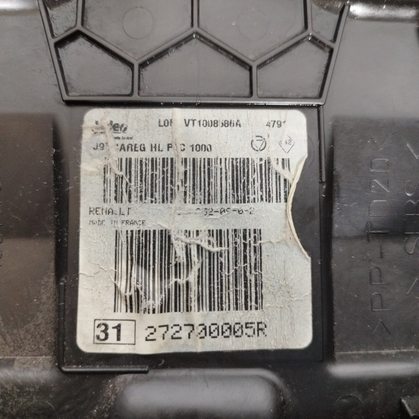 Renault Scenic 2011 digitale Komplettheizung Code: 272700005r ecoAC8649