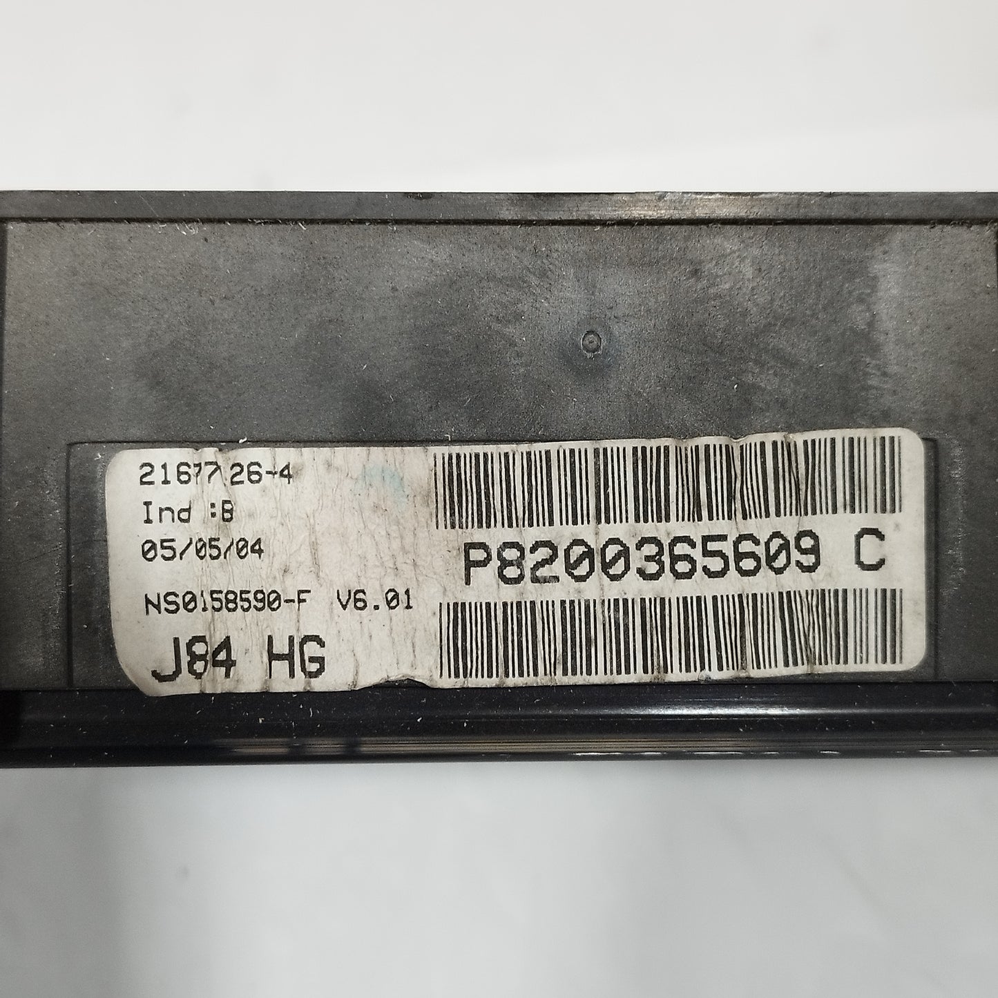 Instrumententafel mit Navigationssystem Renault Scenic 1.9 dCi 2004 Code: P82000365609C ecoAC12333