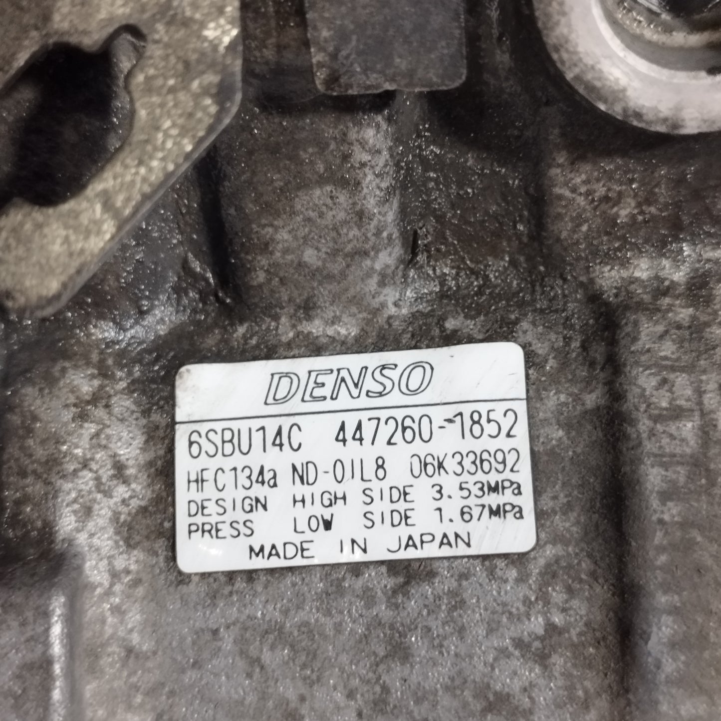 Compressore a / c Bmw serie 1 E87 2005-2010 cod: 447260-1852 ecoAC16318