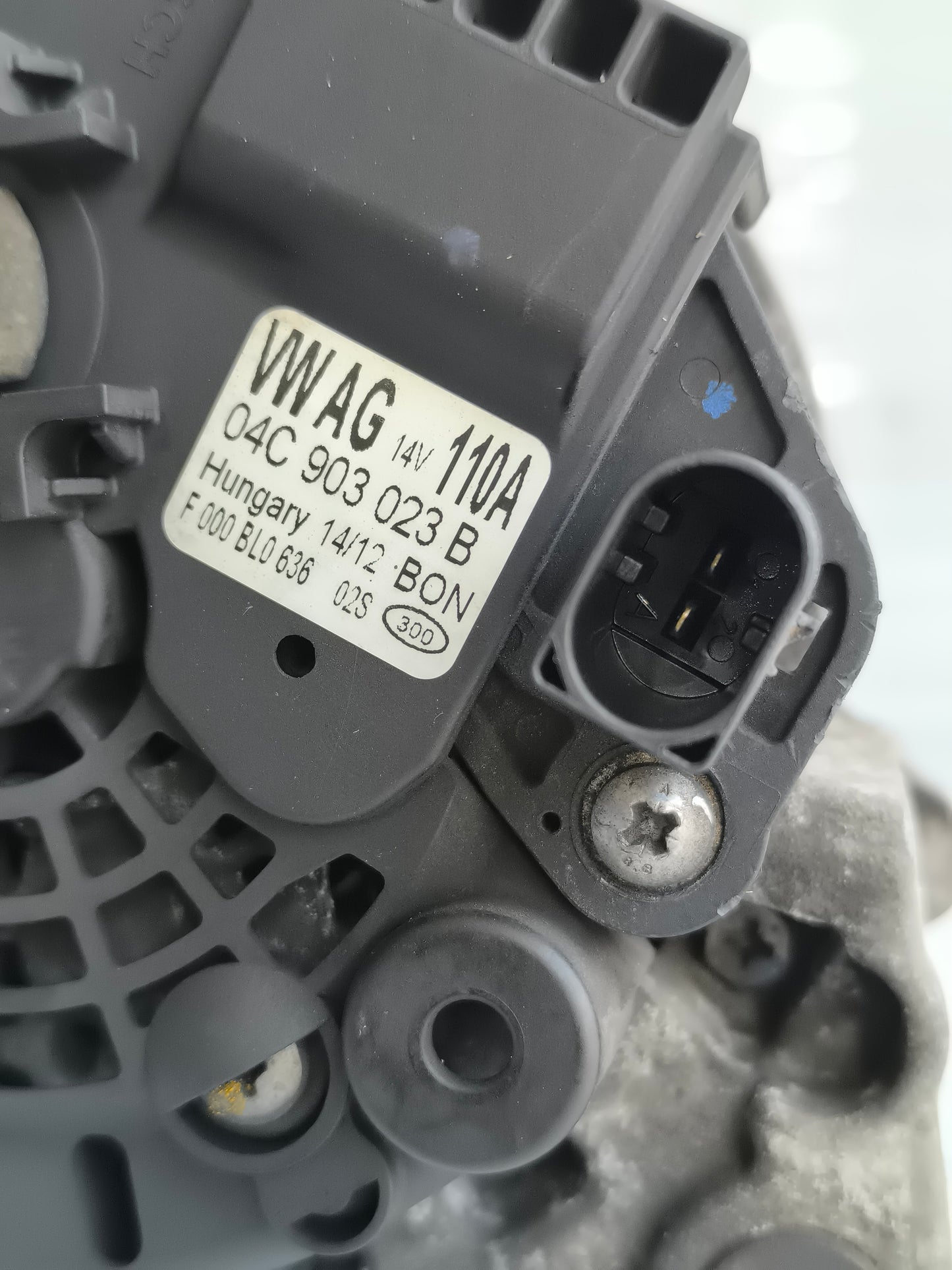 Alternatore Volkswagen UP 1.0 B anno 2011-2019 cod: 04C903023B ecoAG8600