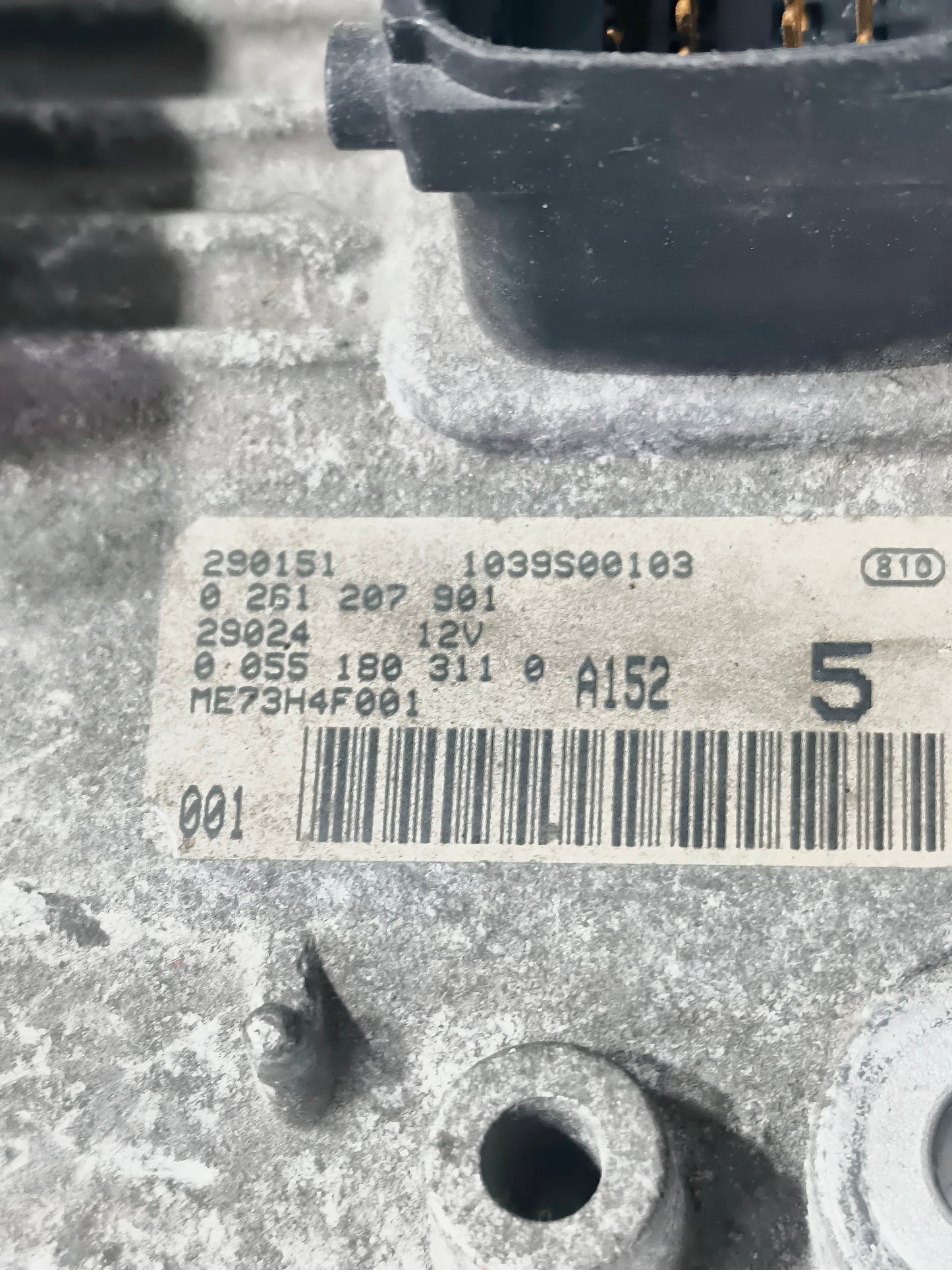 Zündanlage Fiat Punto 188 1.2 B 16V, Baujahr 2001, Teilenummer 0261207901, ecoAG6213