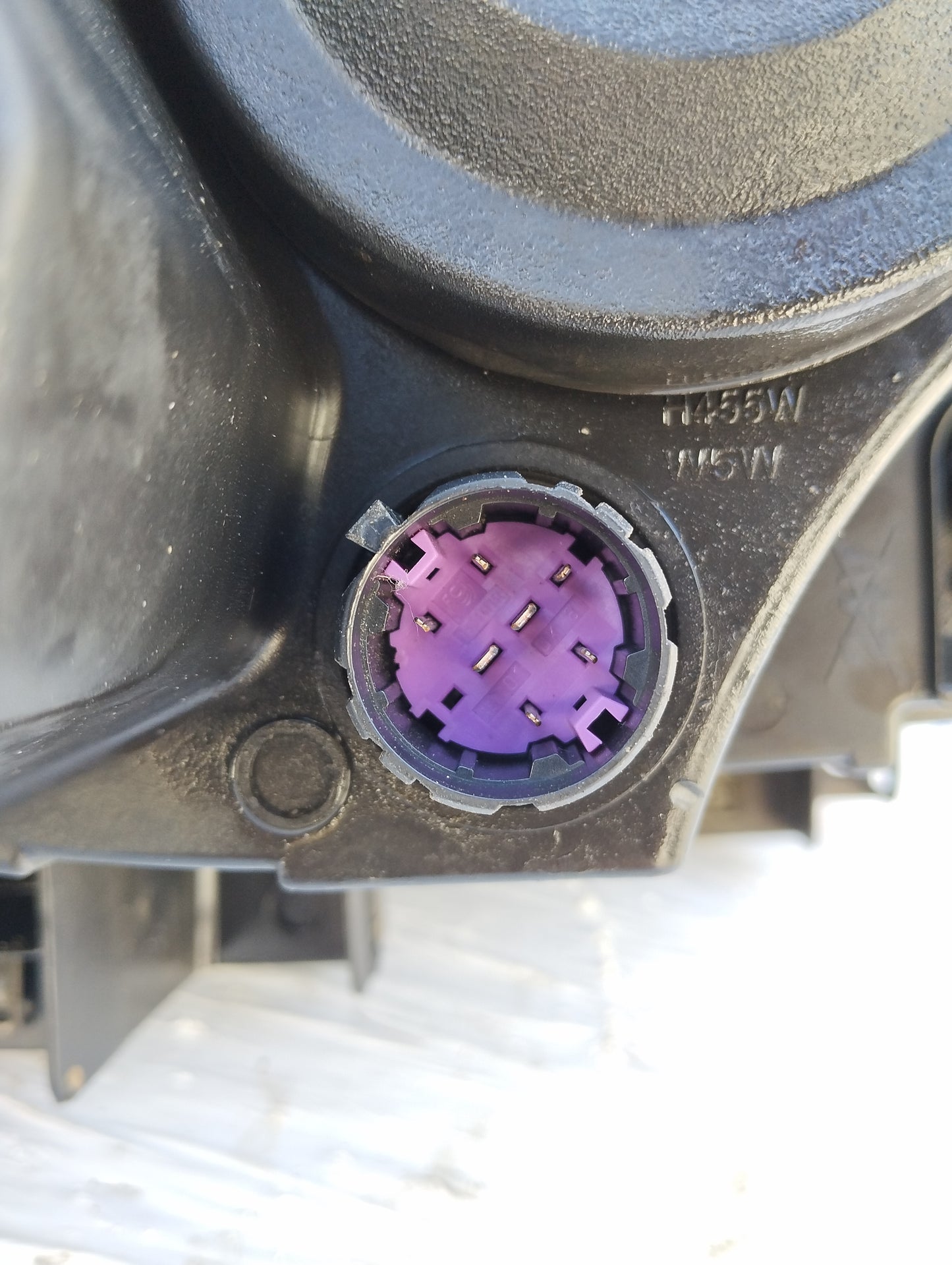 Fanale anteriore sx Fiat Punto Evo ecoAG5589 spinotto viola