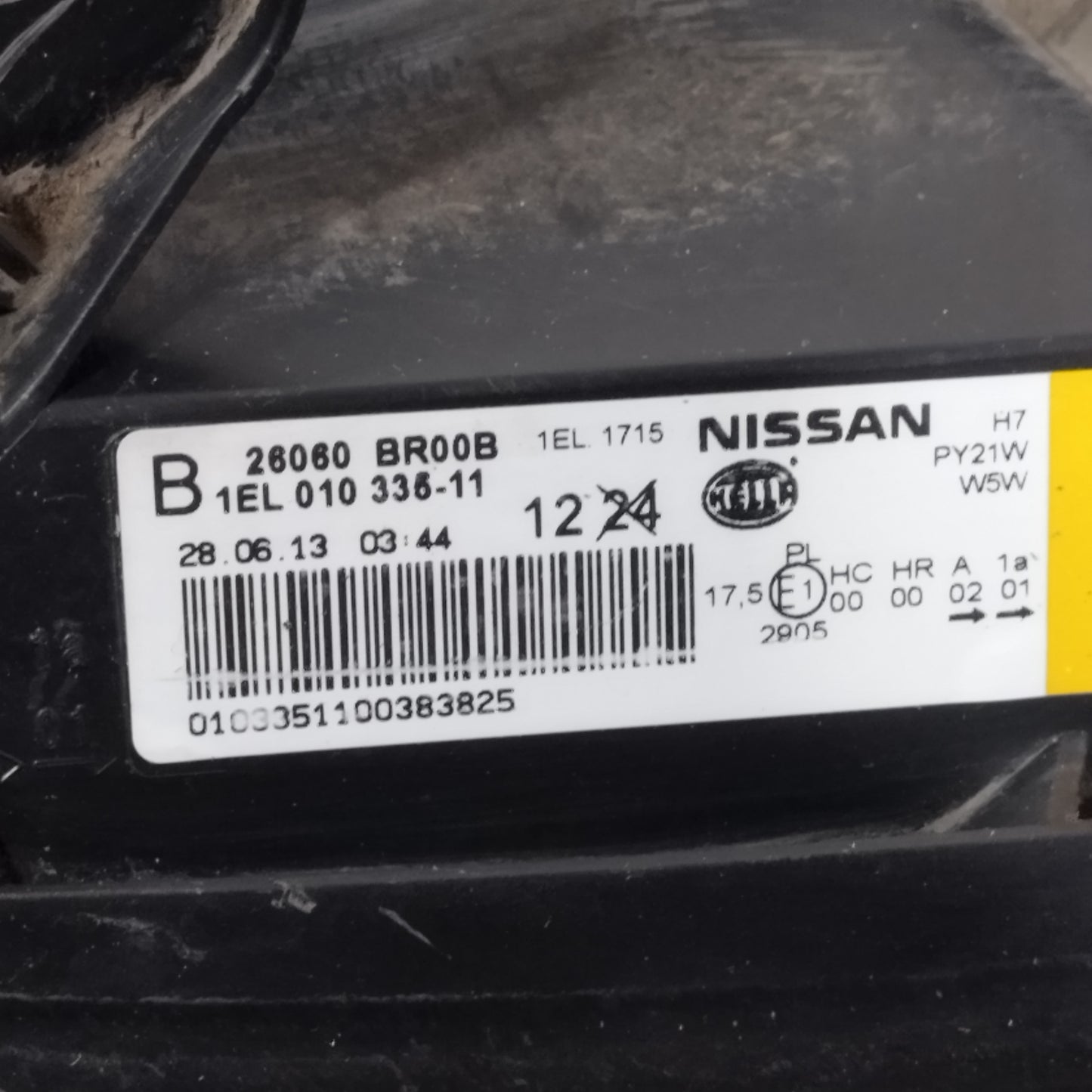 Fanale anteriore sx Nissan Qashqai (J10) 2010-2013 cod: 26060BR00B ecoAC16716