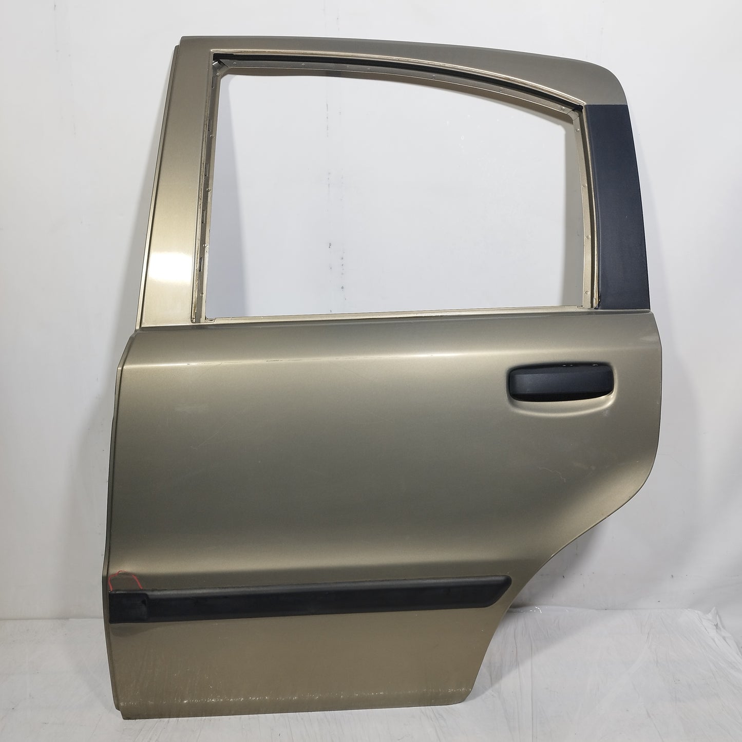Hintere linke Tür, goldfarbener Fiat Panda 2009 ecoAC8568