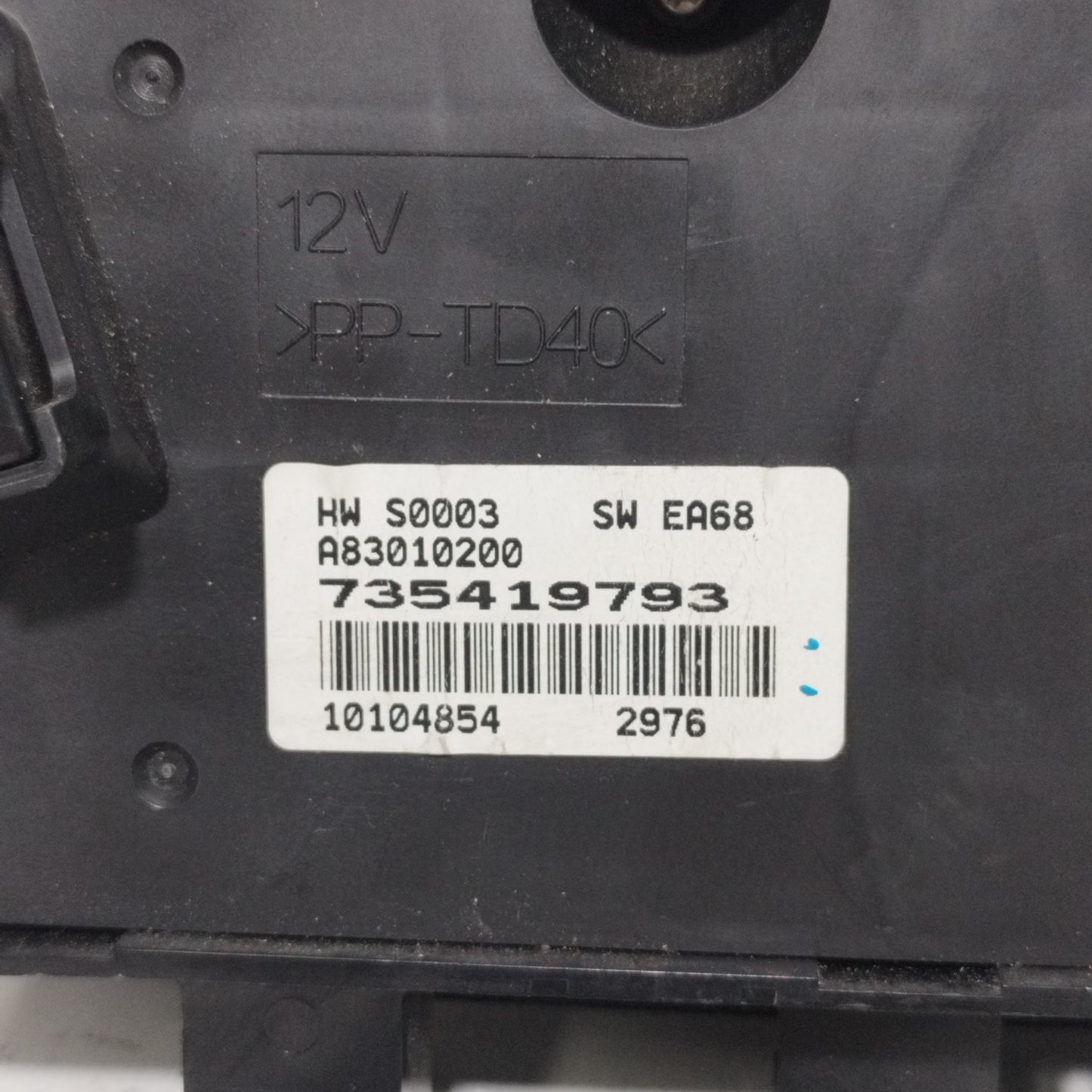 Pulsantiera A/C Fiat Grande Punto 2006 Cod: 735419793 ecoAC9347