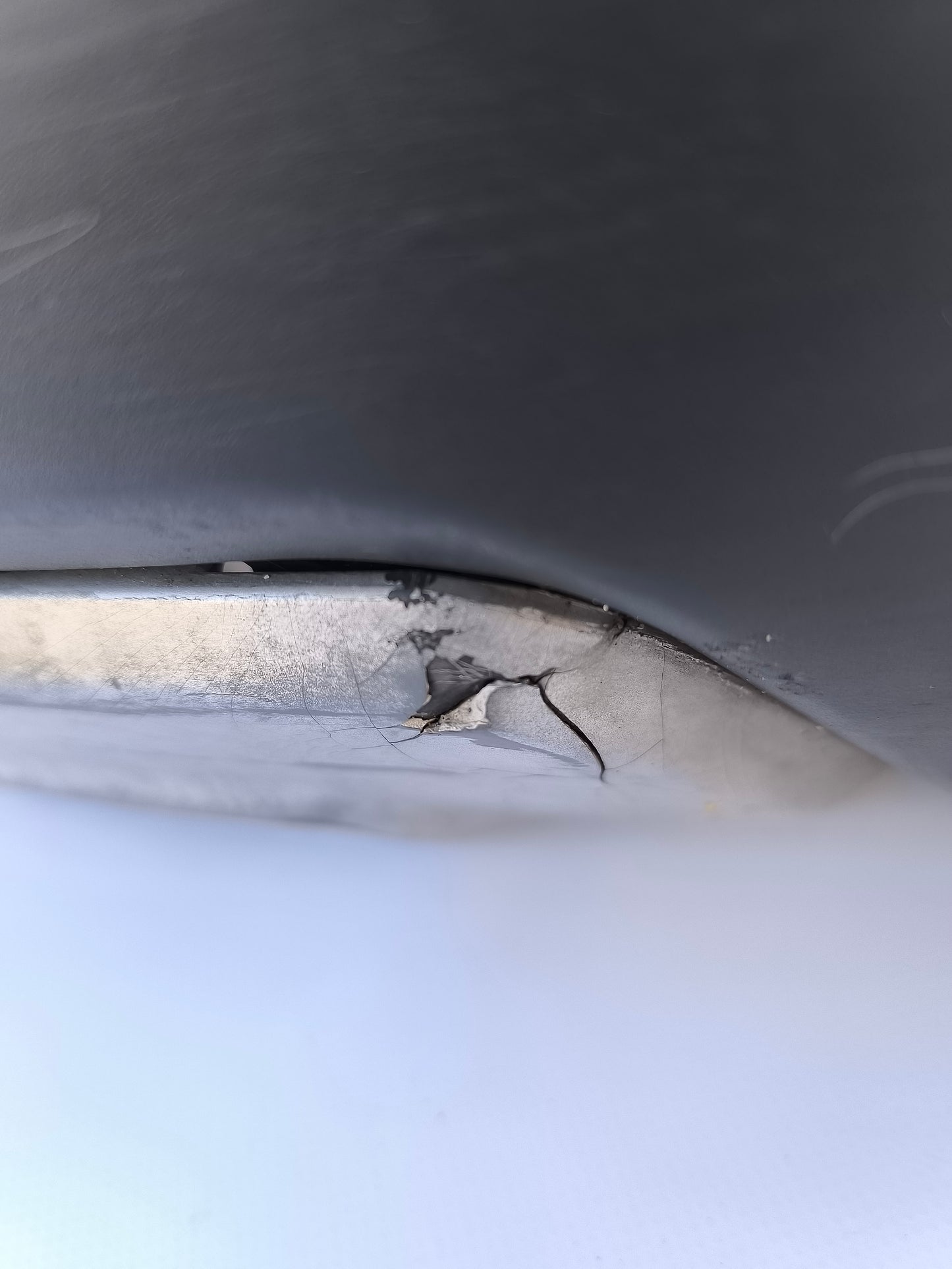 White Rear Bumper Chevrolet Orlando Year 2015 ecoAG6471