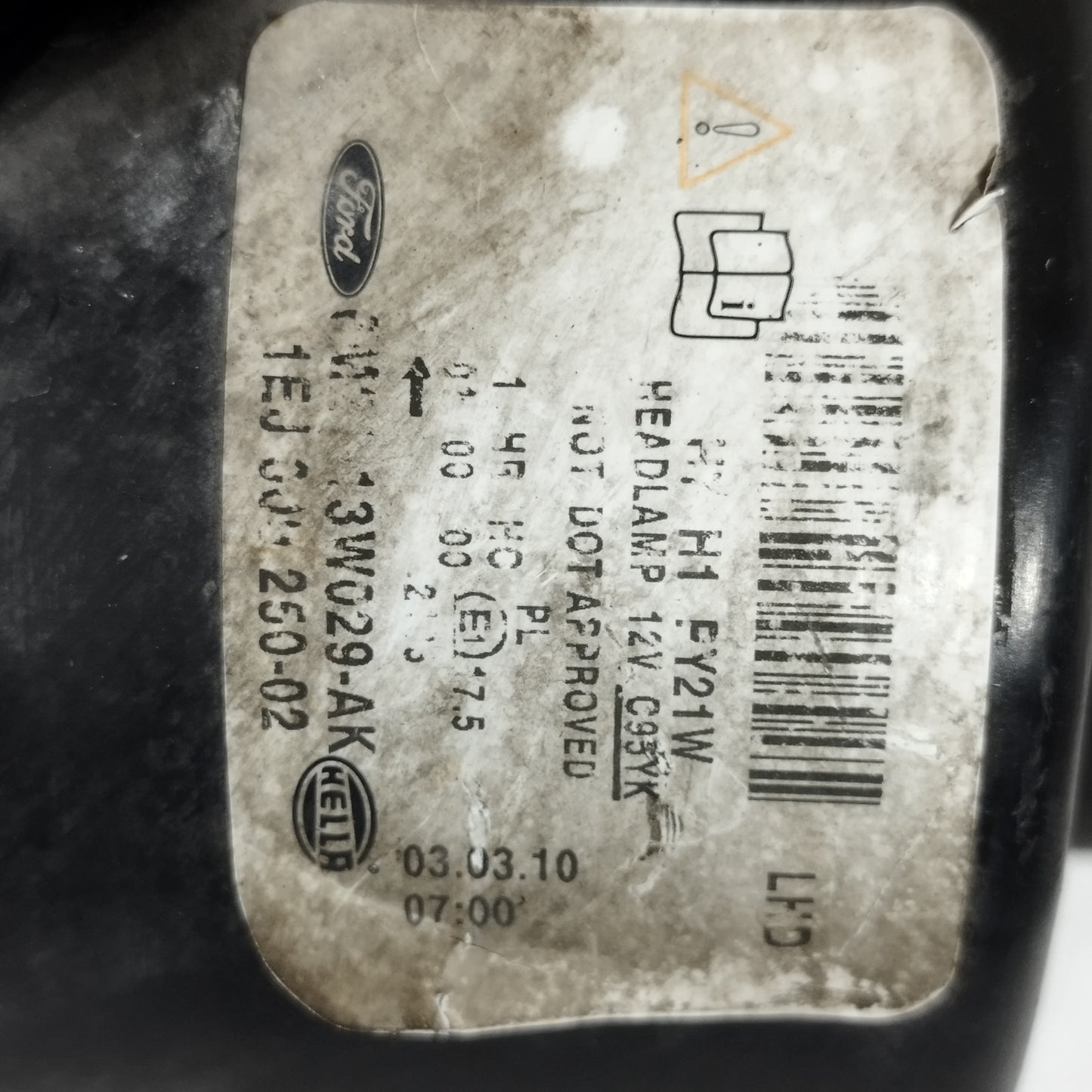 Fanale anteriore dx Ford S-Max 2009 Cod: 1EJ00925002 ecoAC13330