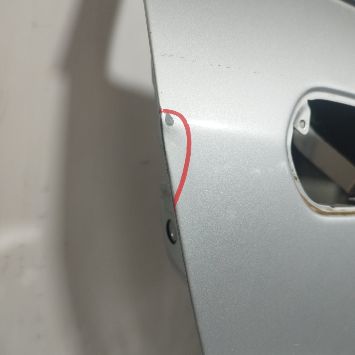 Hintere rechte Tür, silbergrau, Fiat Punto Evo 2012 ecoAC13106