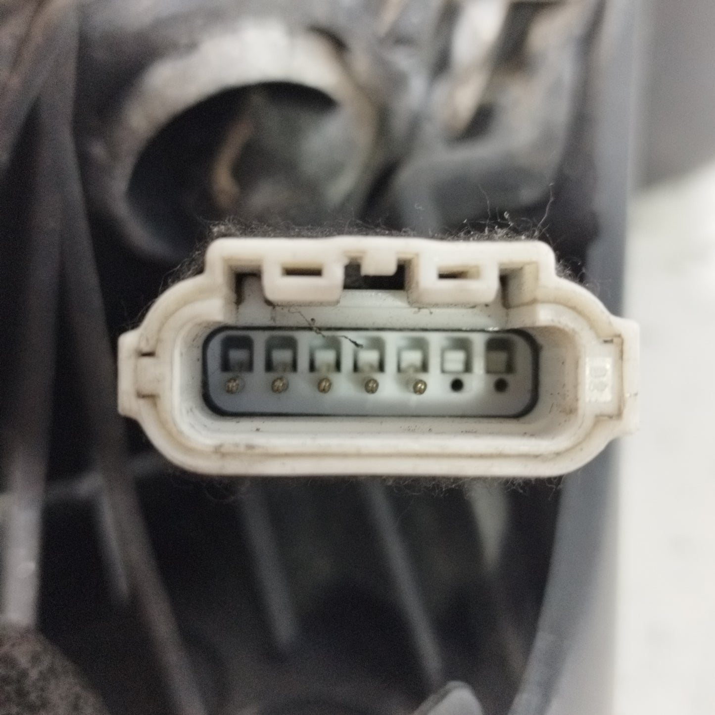 Schwarzer linker Außenspiegel für Fiat 500, Baujahr 2010, 5-polig, ecoAC8901