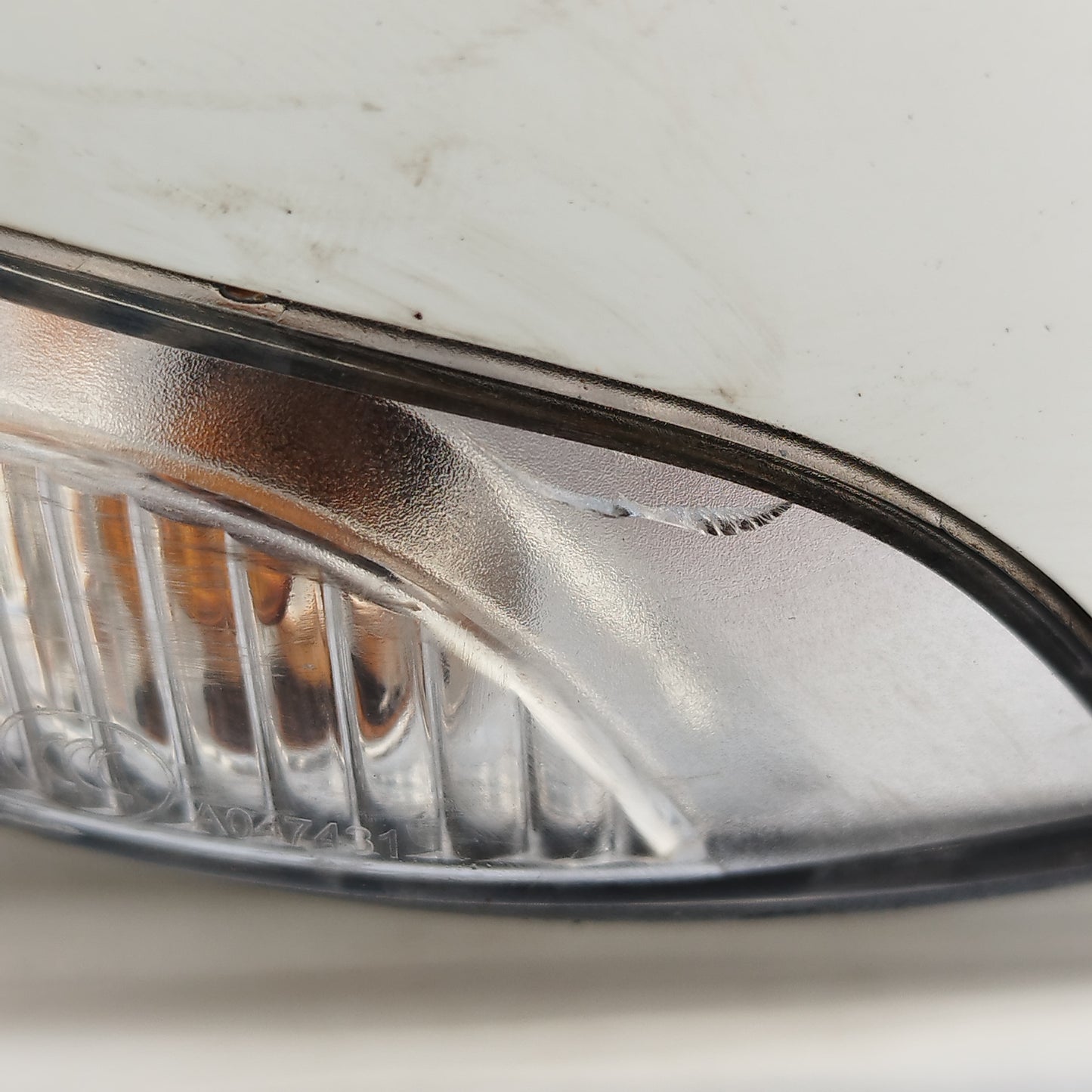 Specchietto elettrico anteriore dx bianco Renault Megane III 2008-2016 8 fili ecoDM383