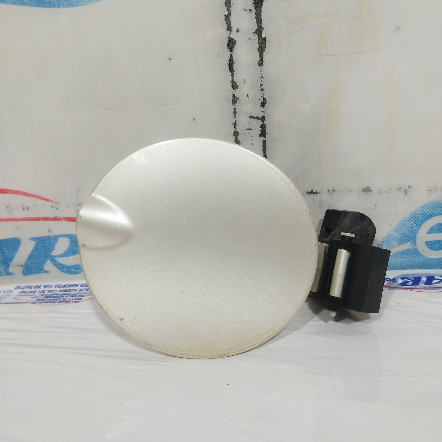 Sportellino Carburante bianco perlato Fiat 500 2010 ecoAC10951