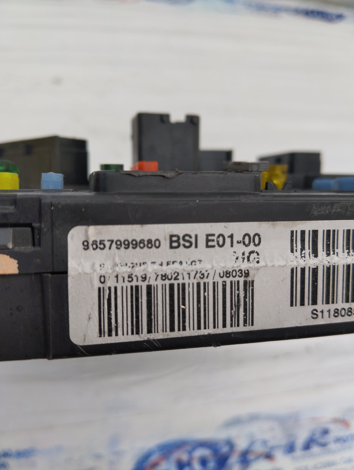 BSI control unit Peugeot Partner / Citroen Berlingo 1.6 D 2007 code: 9657999680 bsi e01-00 ecoAG5365