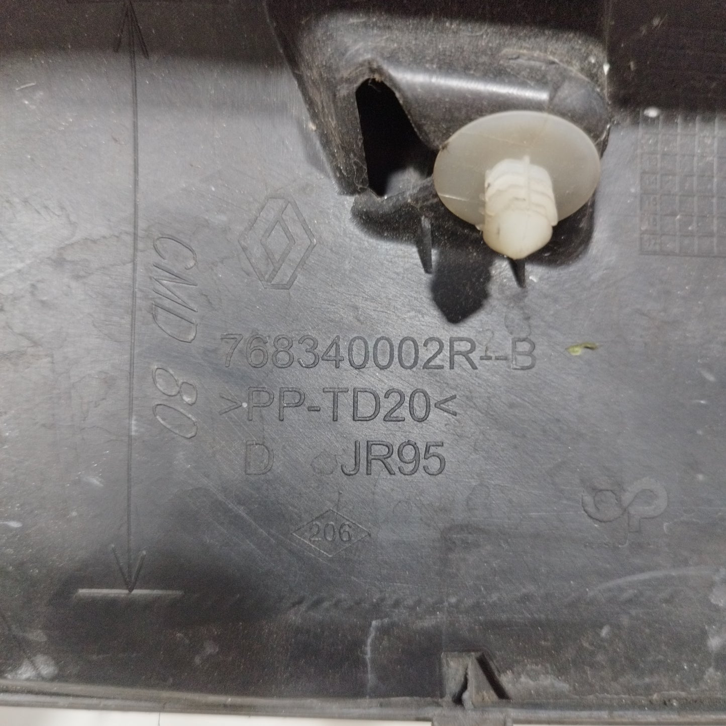 Modanatura montante anteriore sx Renault Scenic 2010 Cod: 768340002R ecoAC8542