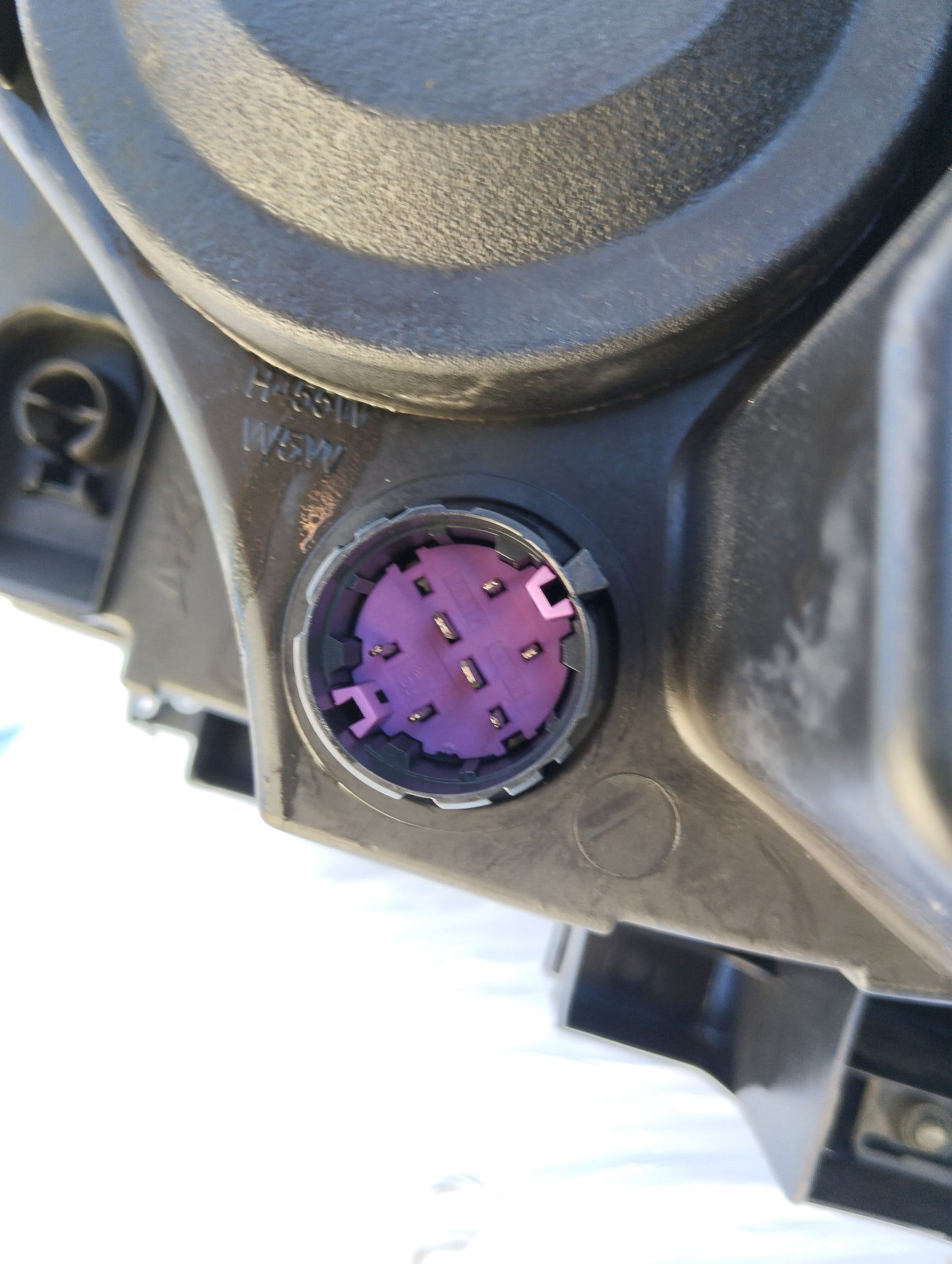 Fanale anteriore dx Fiat Punto Evo (spinotto viola) ecoAG5568