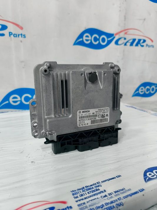 Centralina motore Citroen C3 Picasso/Peugeot 308 1.6 HDI 2011 Cod. 0281015847 ecoAG6297