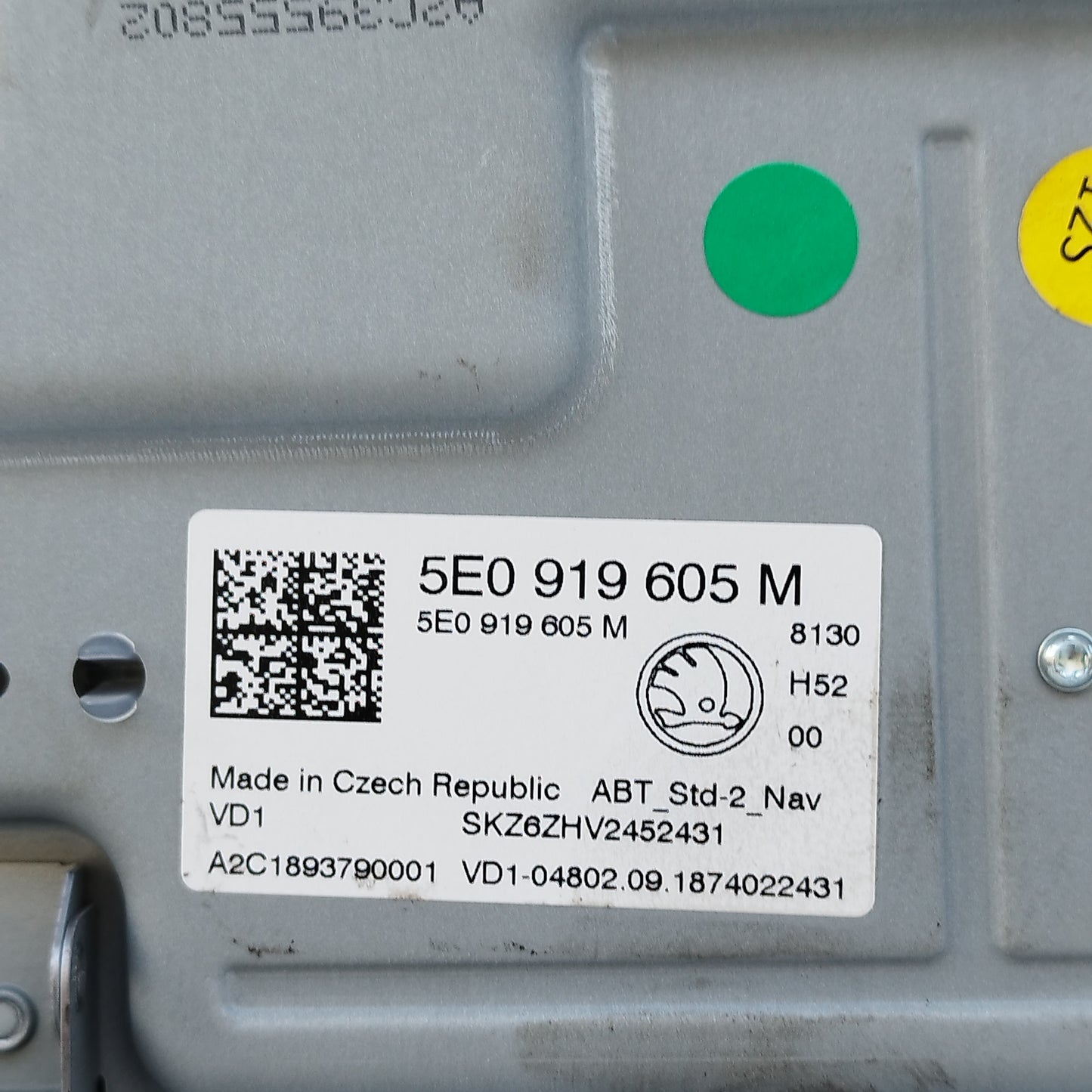 Display Skoda Octavia SW 2020 cod: 5E0919605M ecoAC15943