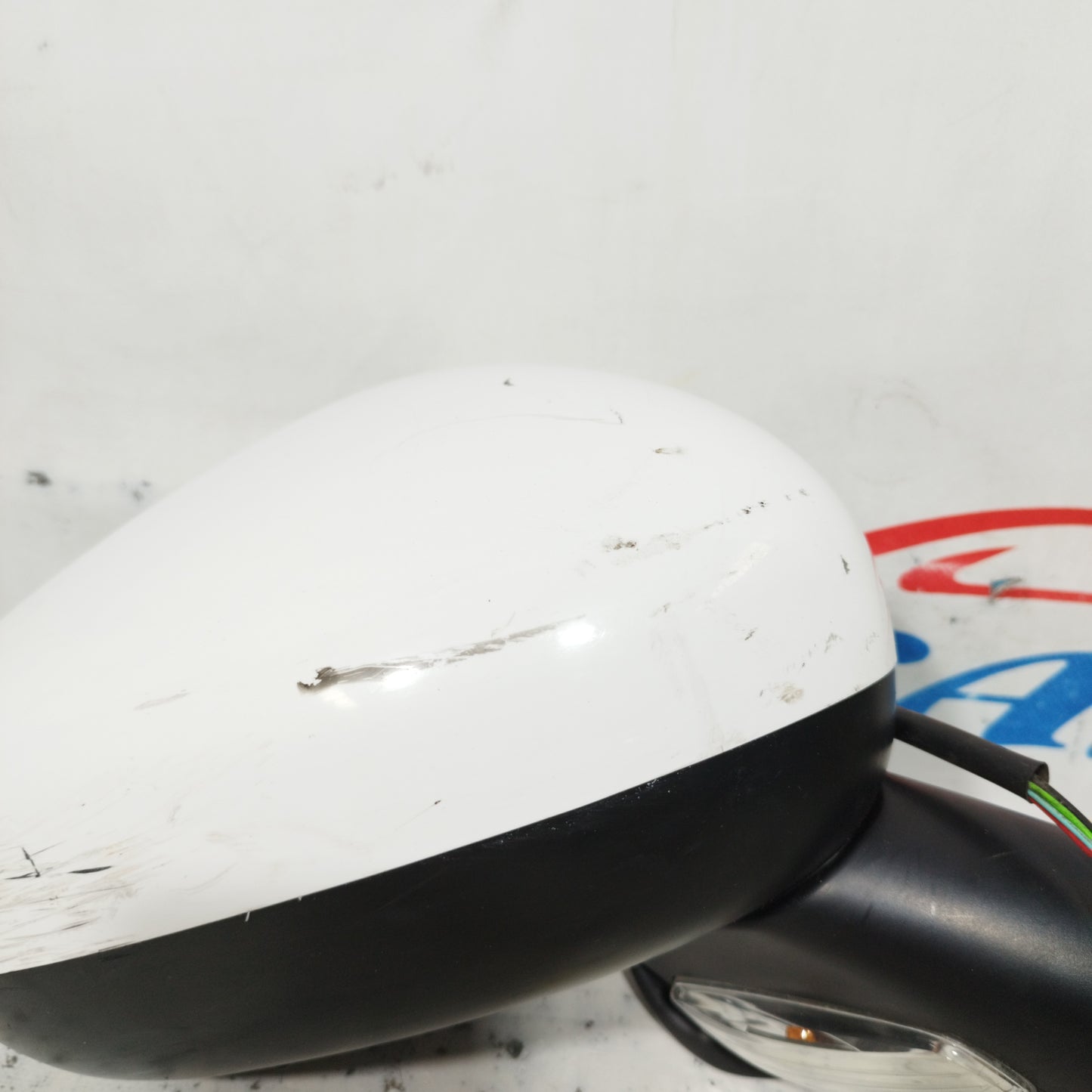 Electric mirror front right white Citroen C3 2013 7 wires 2 pins ecoAC9555