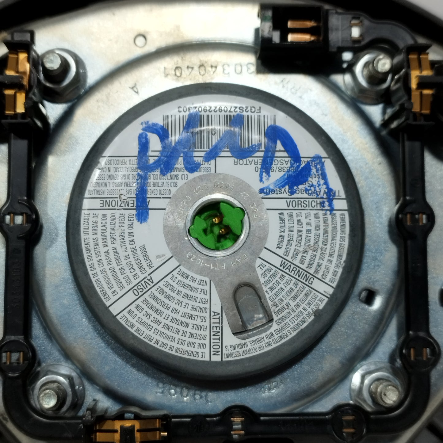 Steering Wheel Airbag Fiat Panda 2006 ecoAC12542