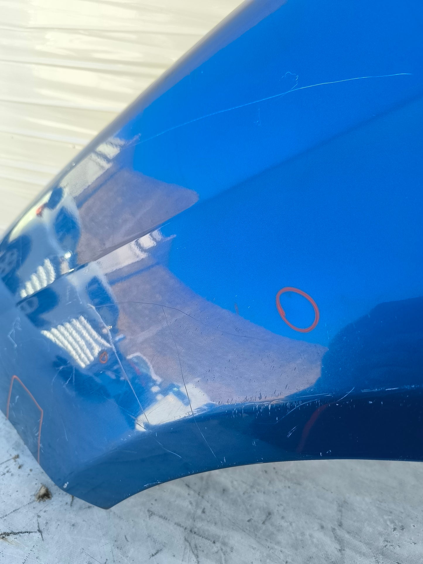 Parafango sx blu elettrico Fiat Grande Punto anno 2005-2015 ecoAG8050