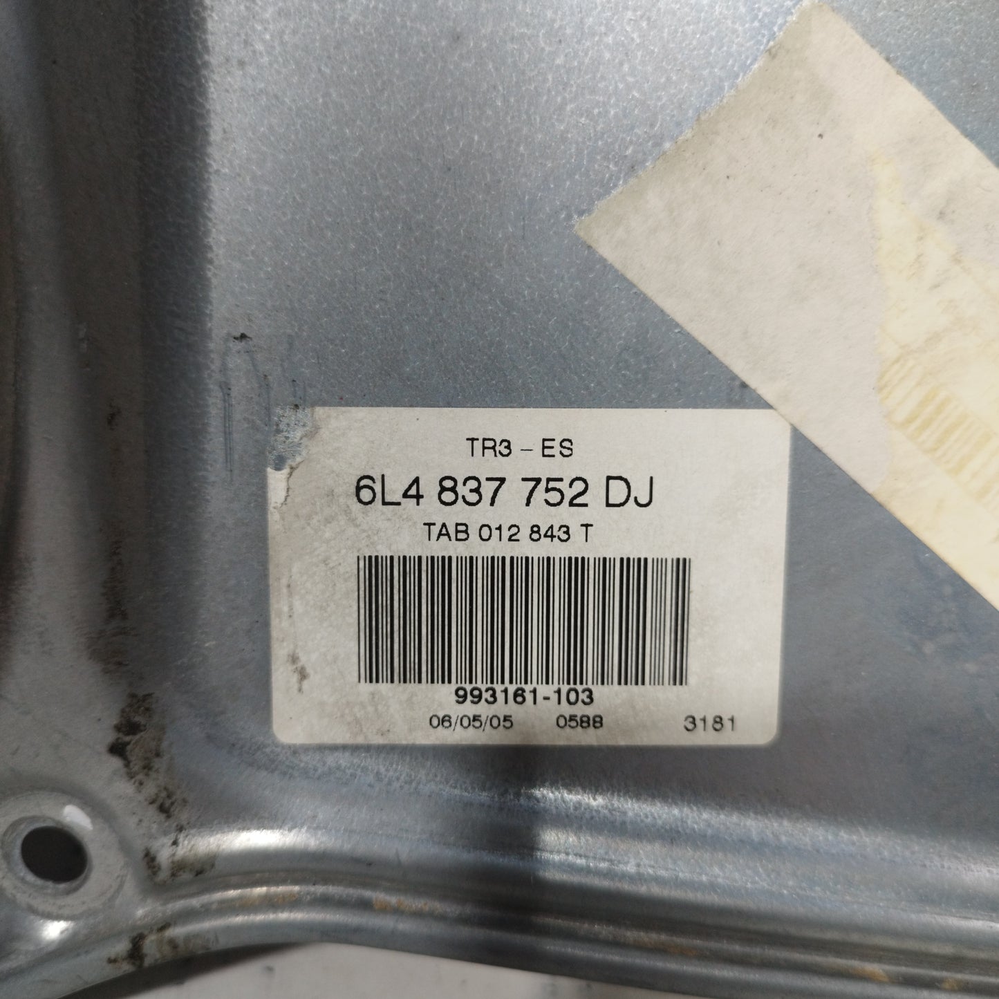 Front right panel rack Seat Ibiza 2005 code: 6L4837752dj ecoAC8980