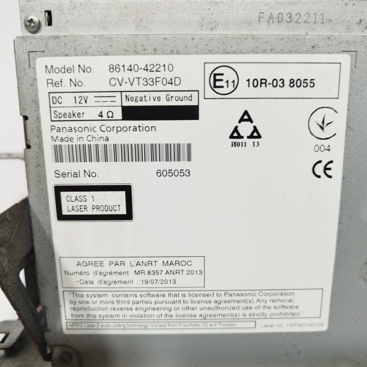 Autoradio Toyota RAV 4 2015 Cod: ecoAC11468