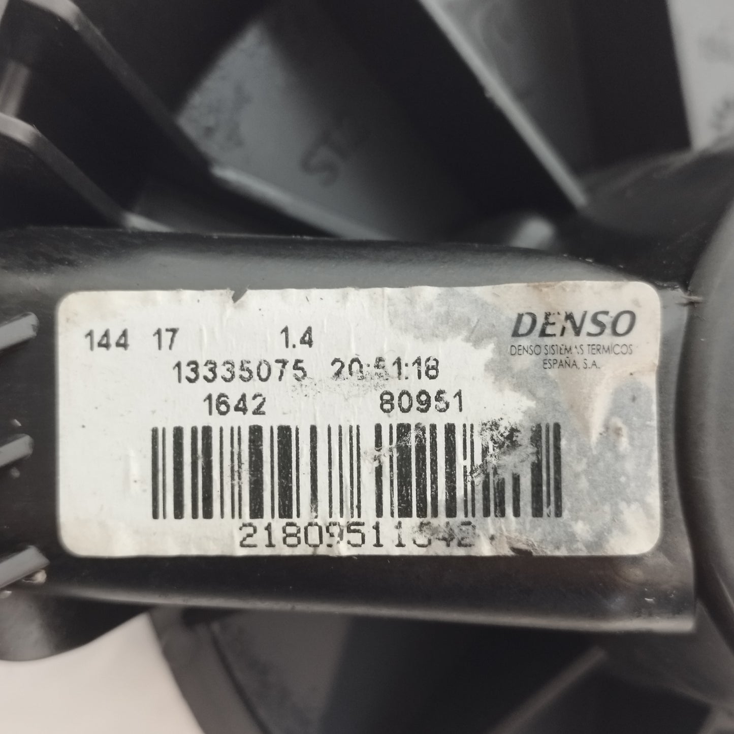 Ventola stufa abitacolo Opel Corsa E 2017 Cod: 13335075 ecoAC13674