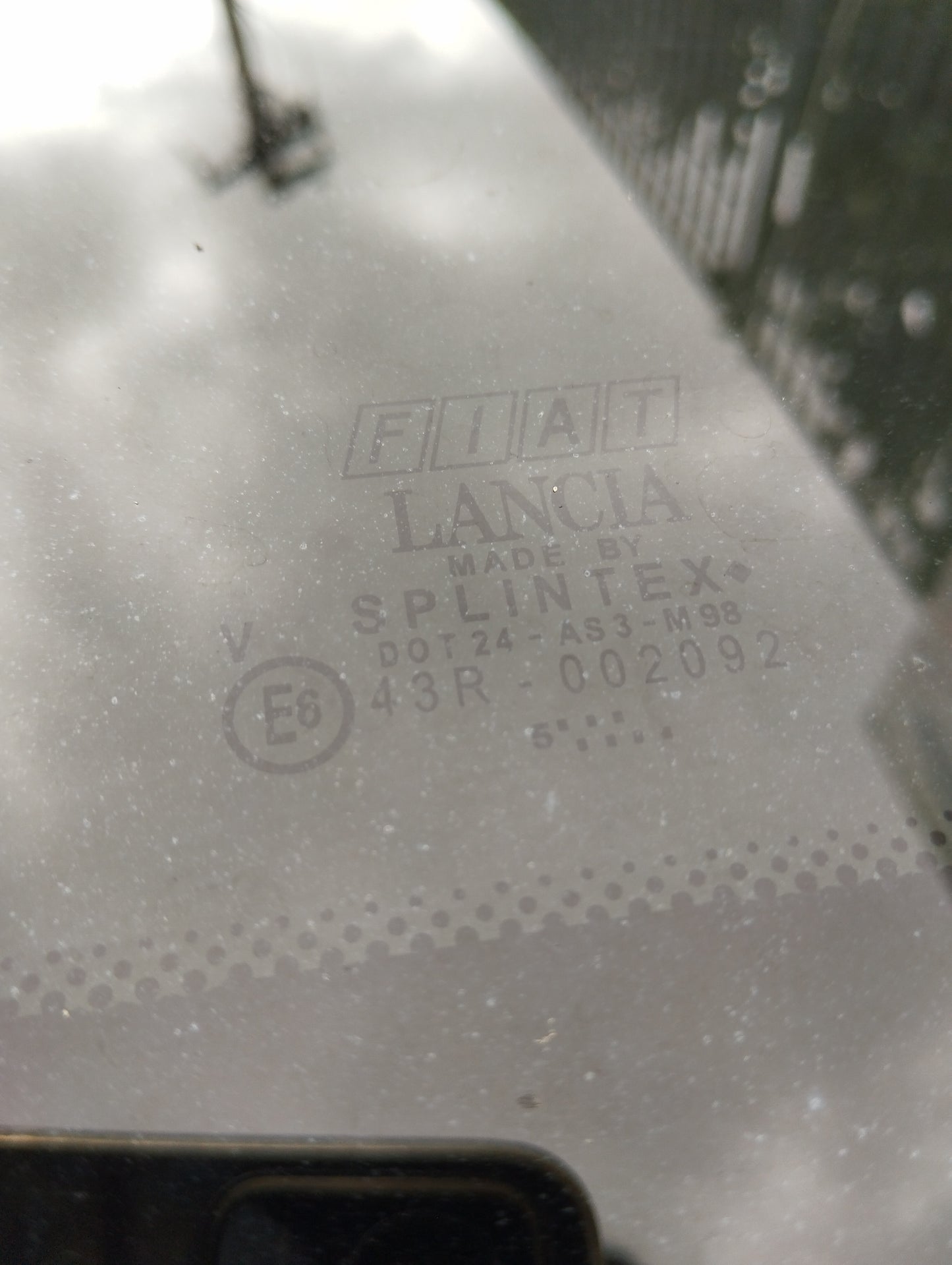 Tetto apribile Lancia Musa 2009 cod vetro: 43R-002092 ecoAG5607