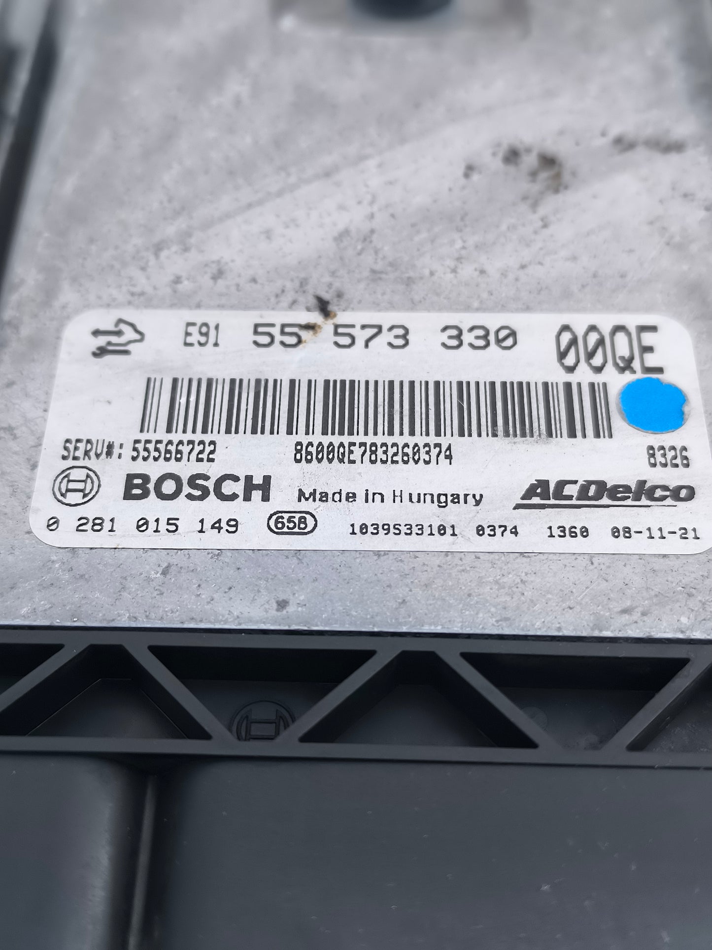 Motorsteuergerät Opel Insignia 2.0 CDTI, Baujahr 2012, Code 0281015149 ecoAG6969