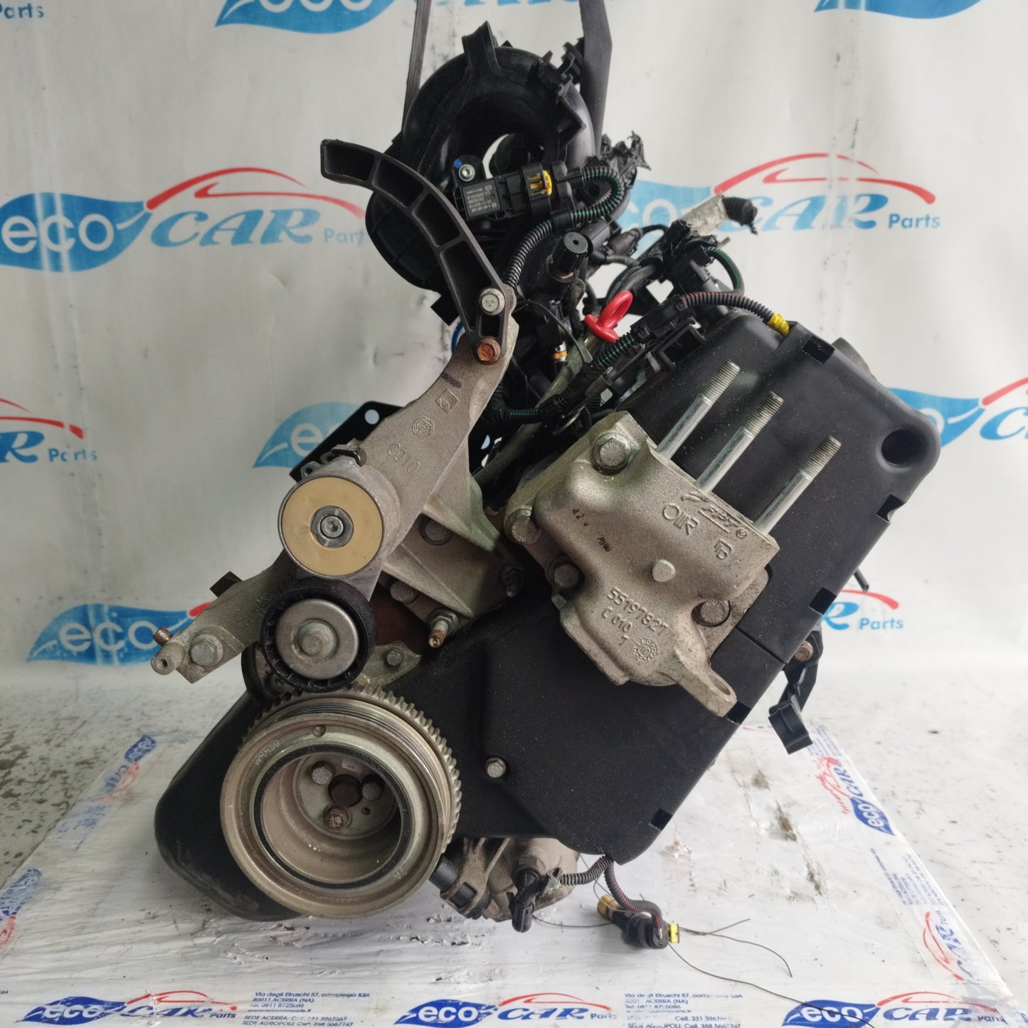 Motore Fiat Punto Evo / 500 / Panda / Lancia Y / Ford Ka 1.2 b 8v 70cv 2010 cod: 169a4000 ecoAC9946