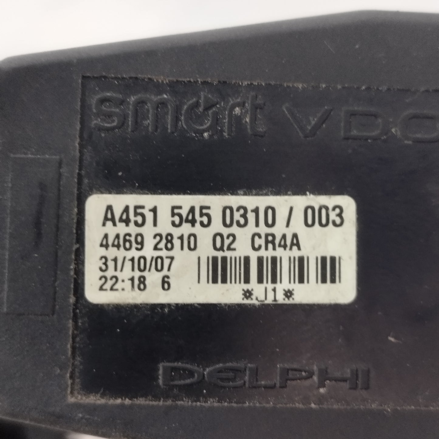 Light Switch Smart Fortwo 451 2010 code: A4514610028004 ecoAC9989