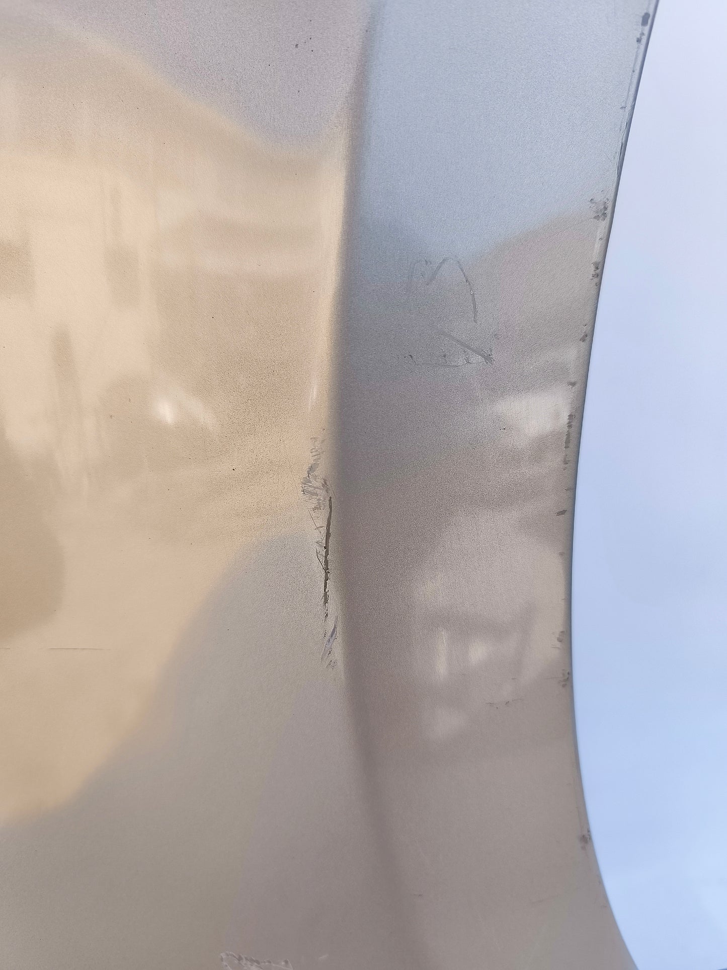 Rechter Kotflügel Lancia Musa Baujahr 2007 grau / gold ecoAG7162