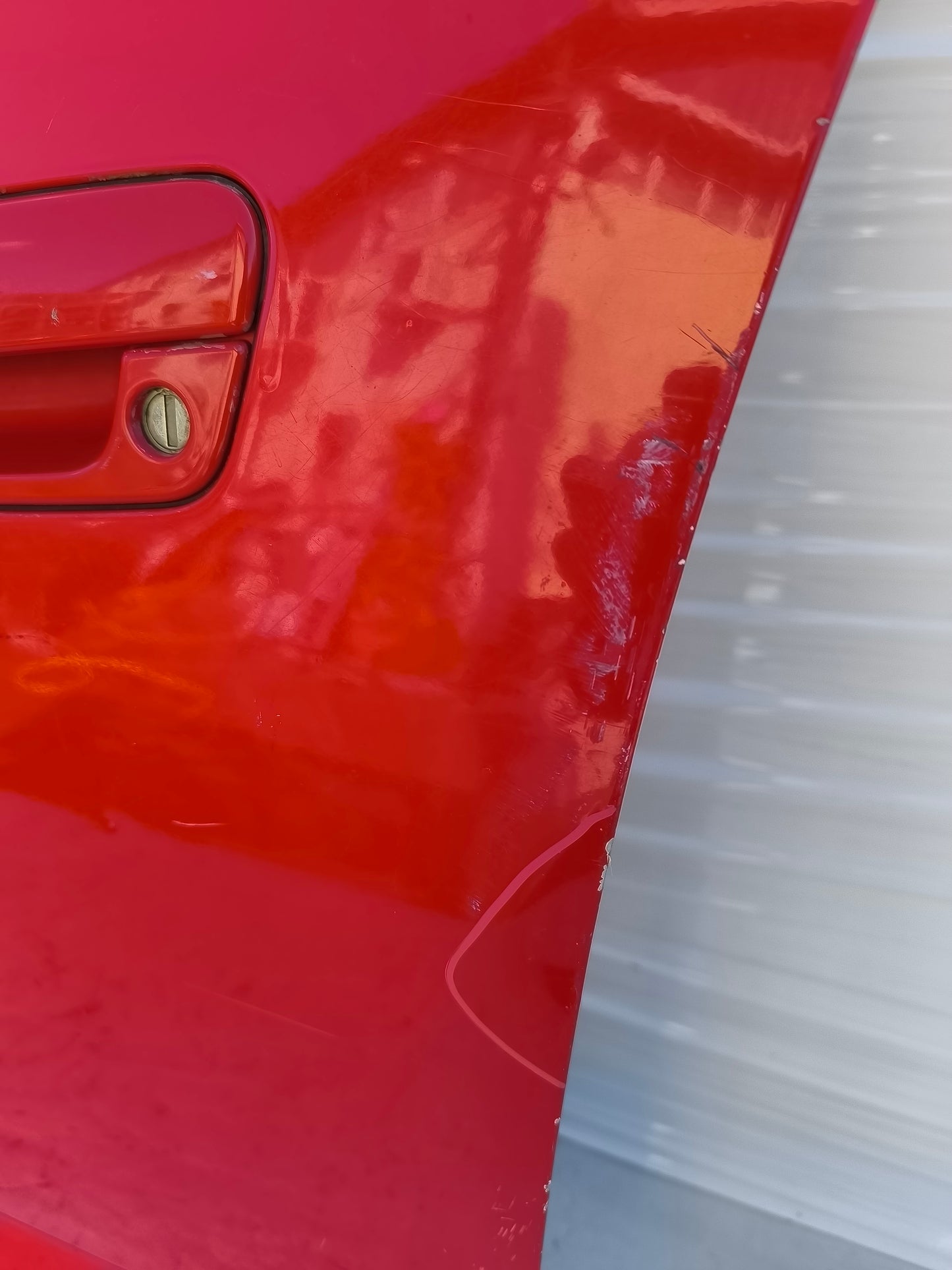 Sportello anteriore sx rosso Chevrolet Spark (m300) anno 2009-2015 ecoAG7951