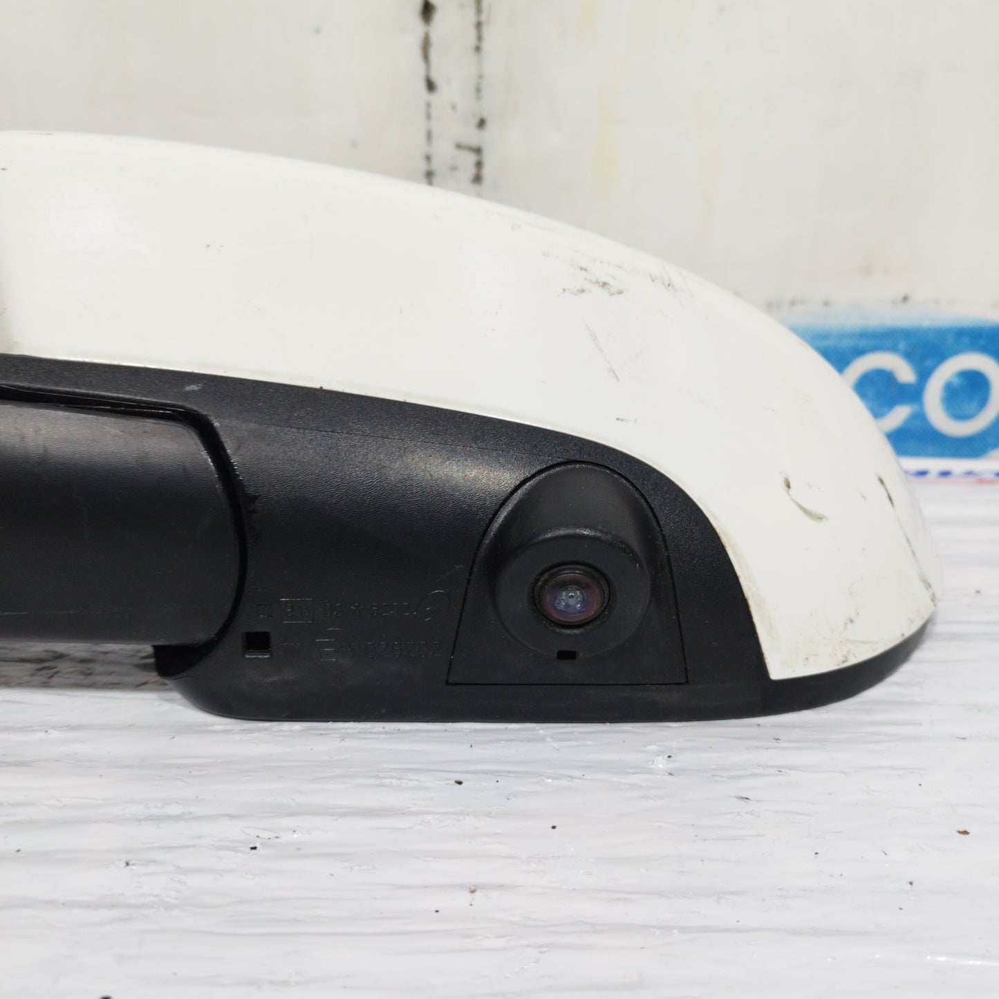 Specchietto elettrico anteriore sx bianco Nissan Qashqai 2011 2 Spinotti 11 Fili ecoAC10613