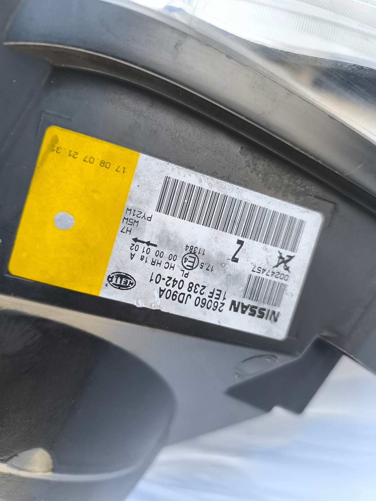 Fanale anteriore sx Nissan Qashqai anno 2009 ecoAG6632