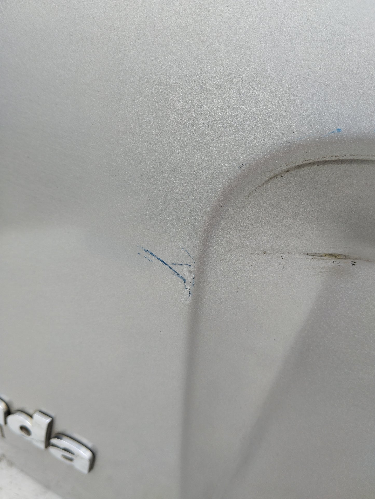 Portellone posteriore grigio argento Fiat Panda 169 ecoAG5476