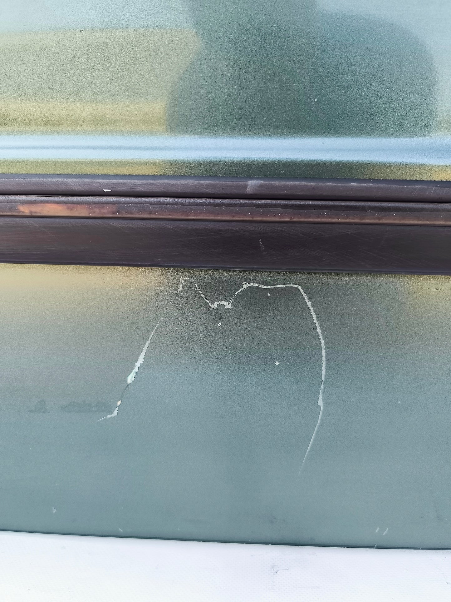 Sportello anteriore destro verde Land Rover Range Rover Classic anno 1990 ecoAG7178