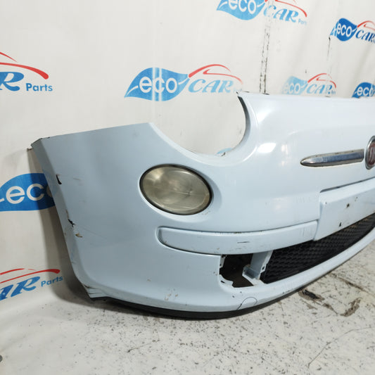 Light blue front bumper Fiat 500 2009 ecoAC10375
