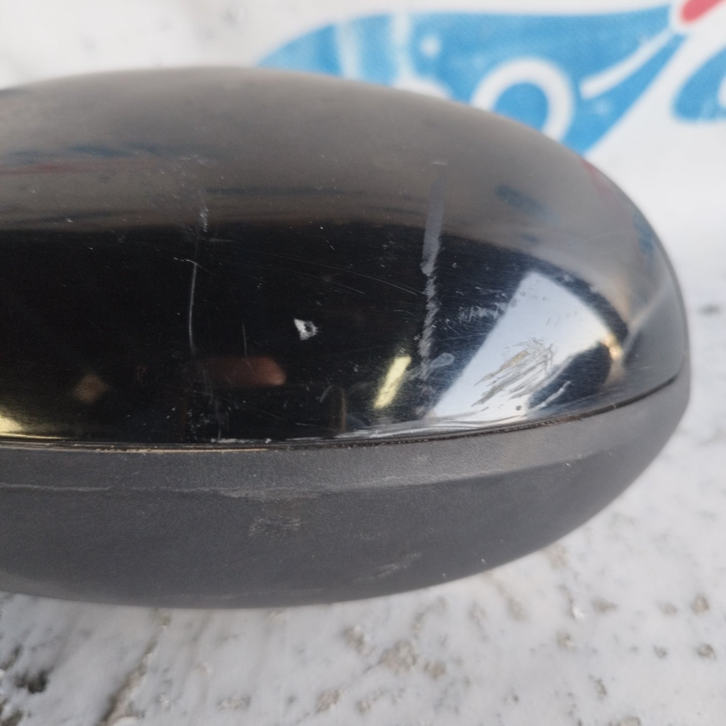 Schwarzer elektrischer Außenspiegel vorne links für Lancia Ypsilon 2008, 5-adrig, ecoAC9014